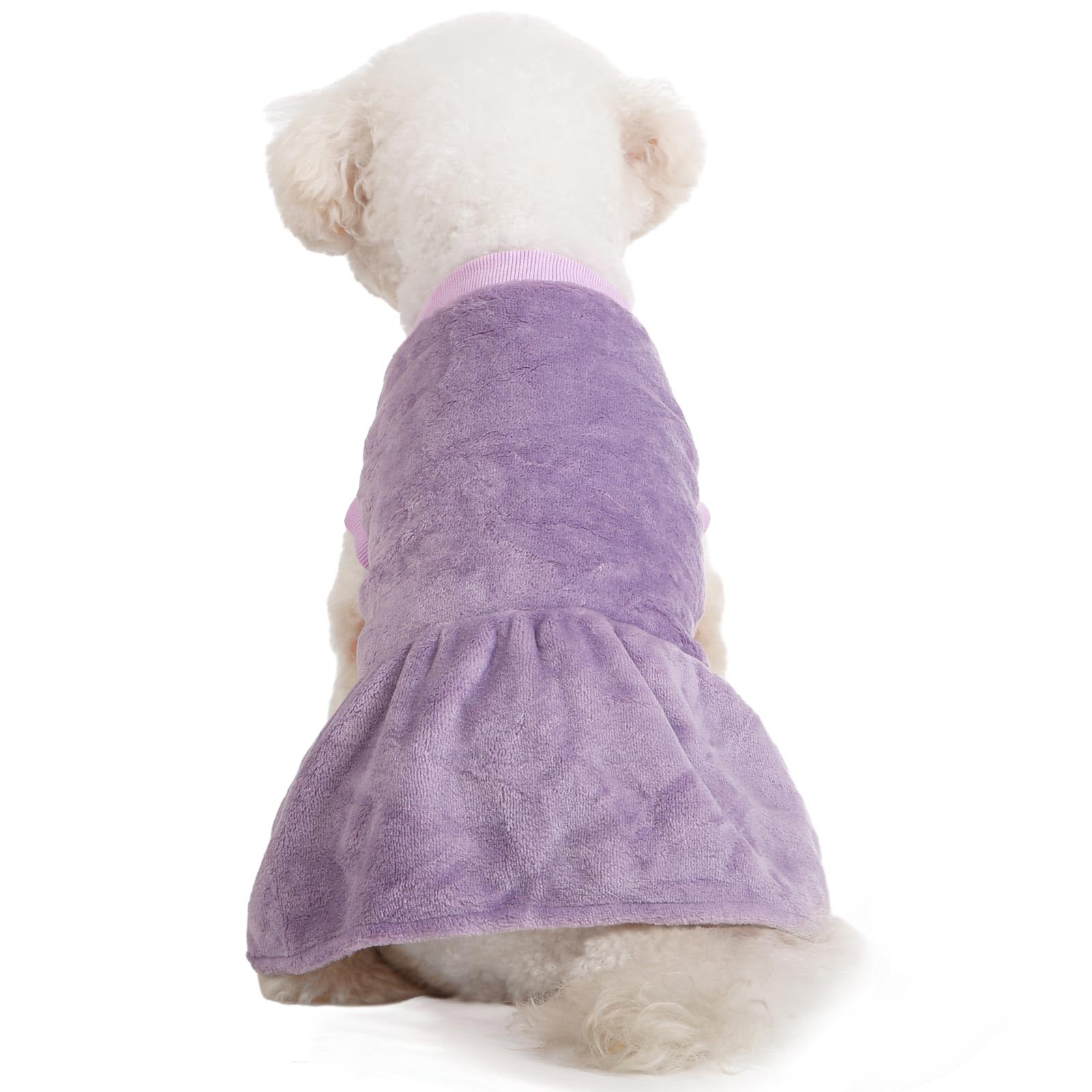 Fabricastle 3-Pack Winter Dog Sweater Dresses Xxs Xs For Small Female Dogs & Cats- Ultra-Soft Warm Puppy Coats | Stylish Dog Dre