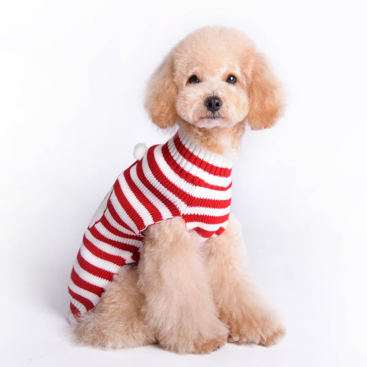 BOBIBI Dog Sweater Christmas Santa Pet Cat Winter Knitwear Warm Clothes