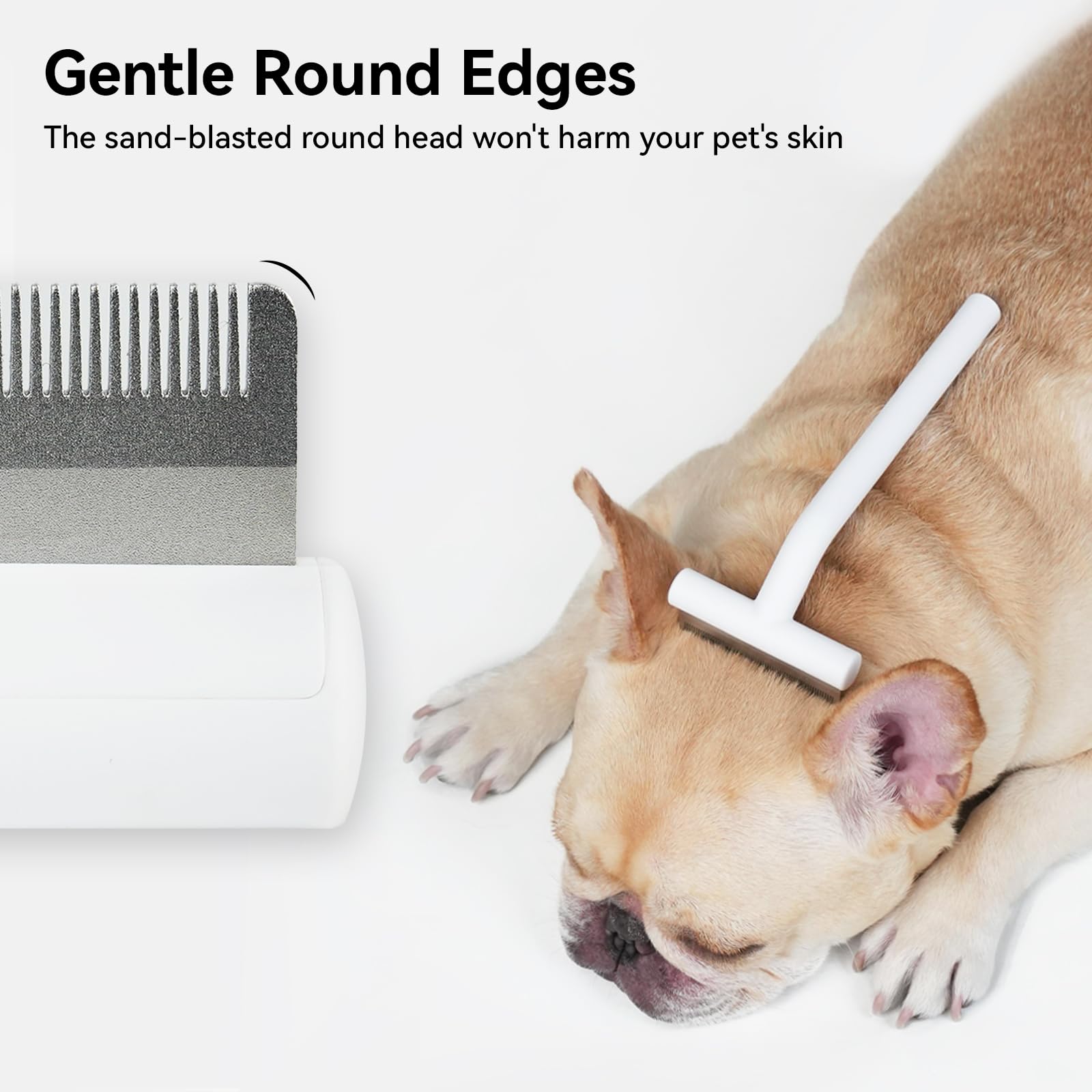 Aumuca Pet Deshedding Tools For Short Haired Cats & Dogs, Dematting Deshedding Brush Cats Shedding Tool, Dog Undercoat Brush, Ge