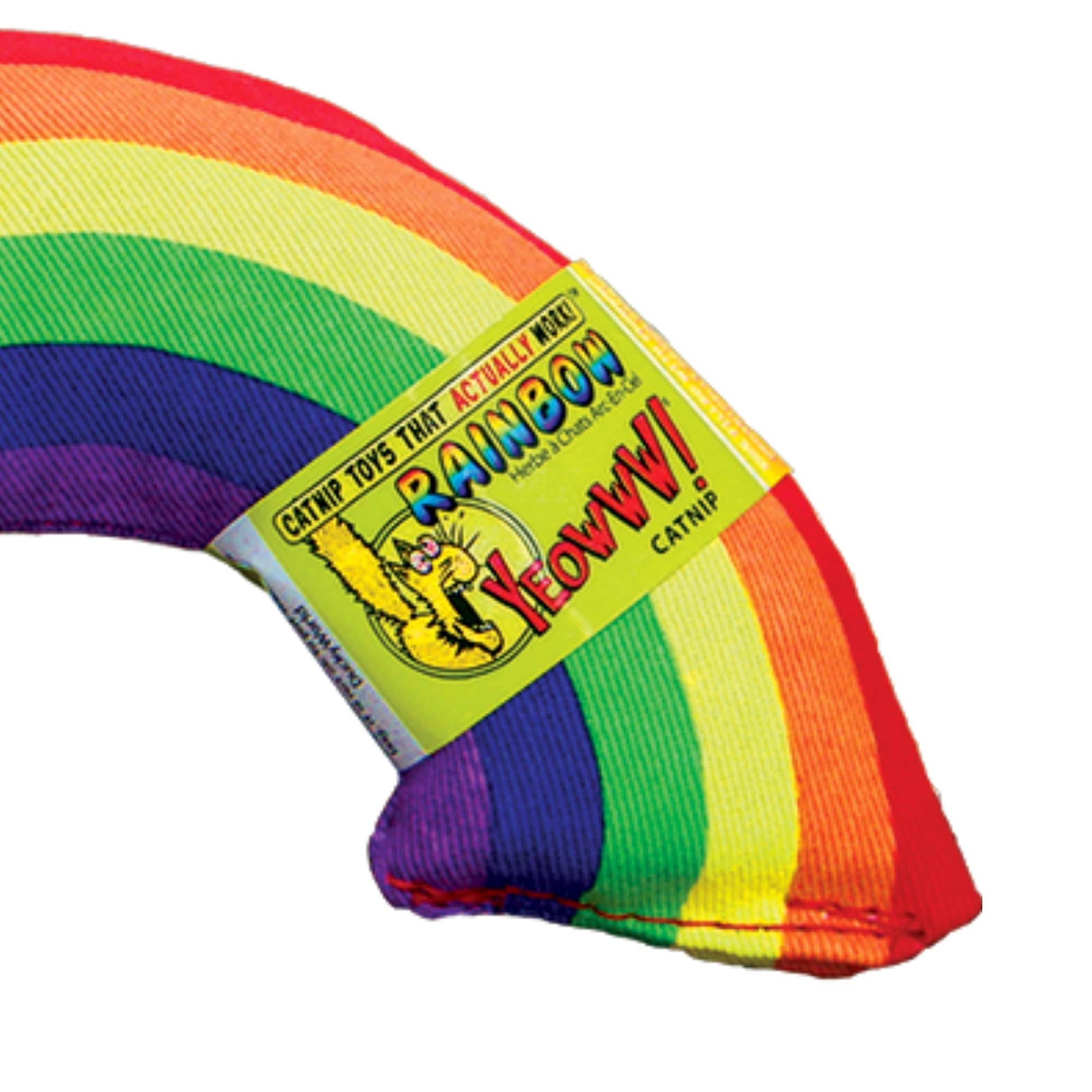 (2 Pack) Yeowww Catnip Toy, Rainbow 6'