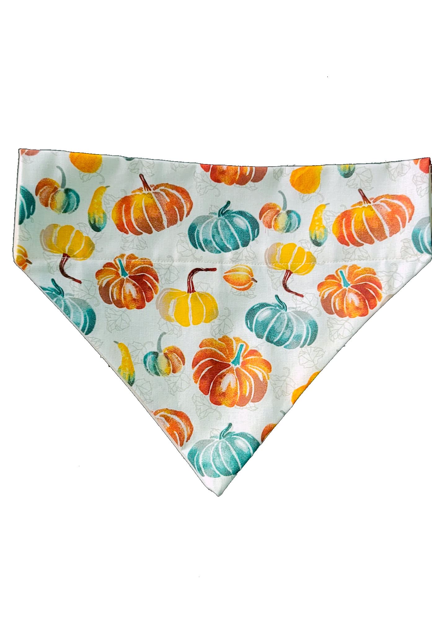 Pumpkins Over The Collar Dog Bandana That Slips Onto Their Existing Collar Size (X-Small)