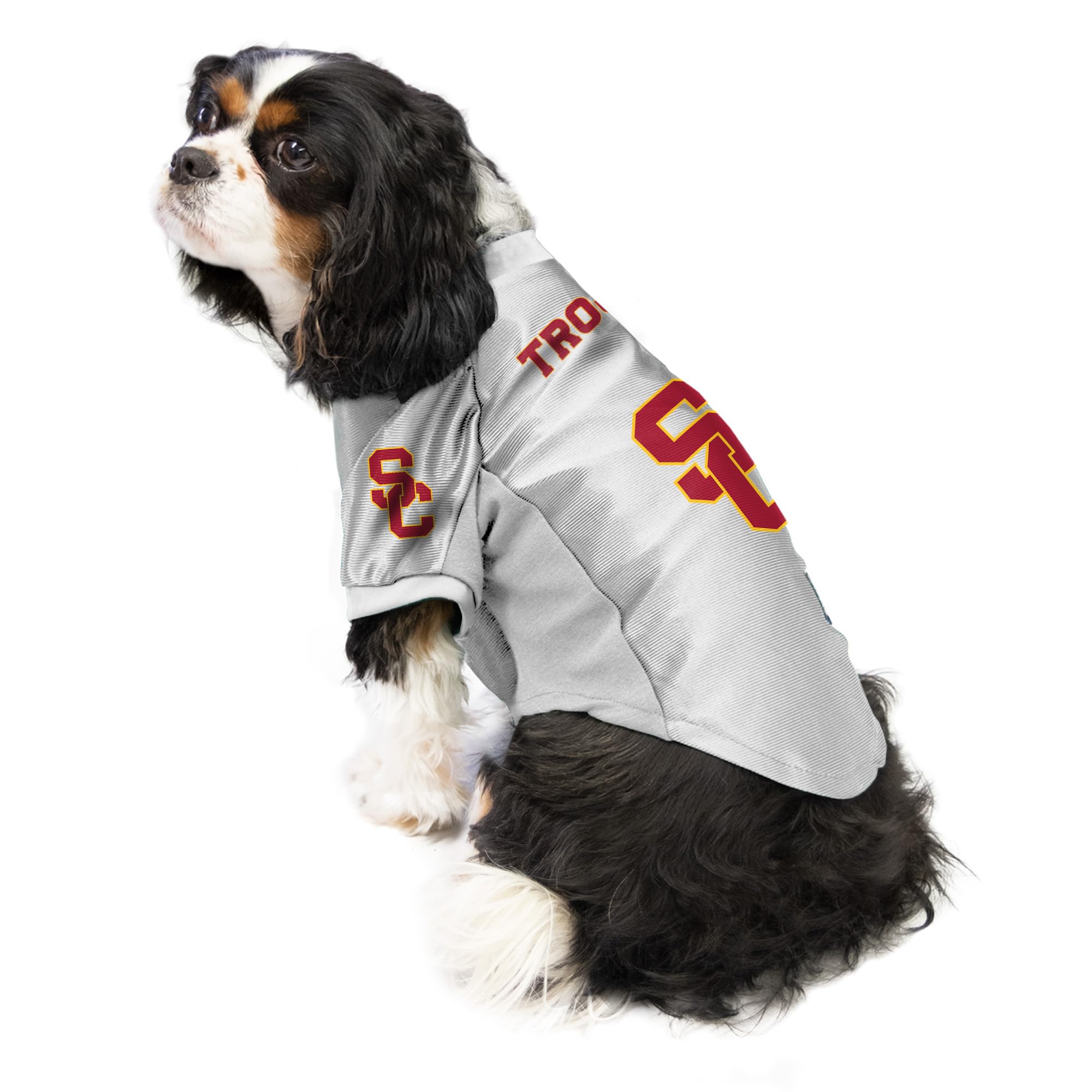 Usc Trojans Pet Jersey Stretch Size Xs - Special Order
