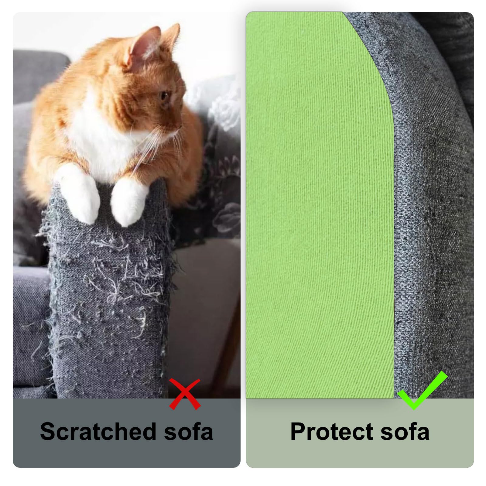 Cat Scratch Couch Furniture Protector, Adhesive Cat Scratch Pad Deterrent For Furniture, Diy Climbing Cat Scratcher Couch Protec