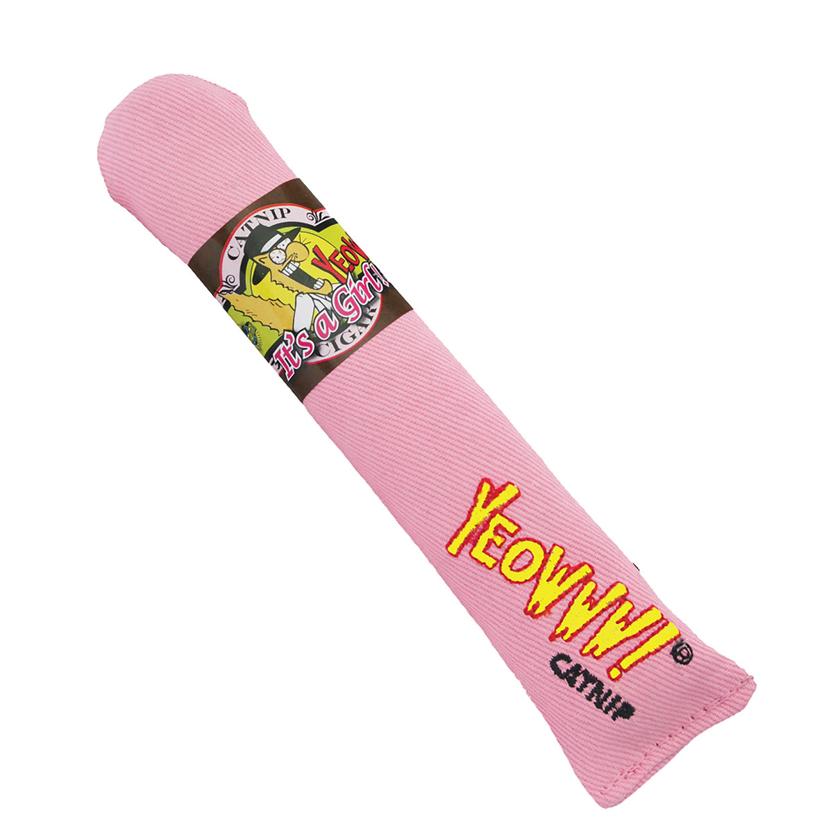 Yeowww! Catnip Toy, 'It'S A Girl! Pink Cigar