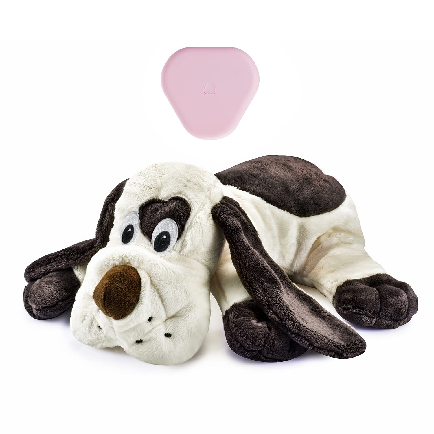 Moropaky Puppy Heartbeat Toy Heartbeat Stuffed Animal for Dogs, Dog Heartbeat Toy for Puppy Sleep Aid Crate Training Calming, Do