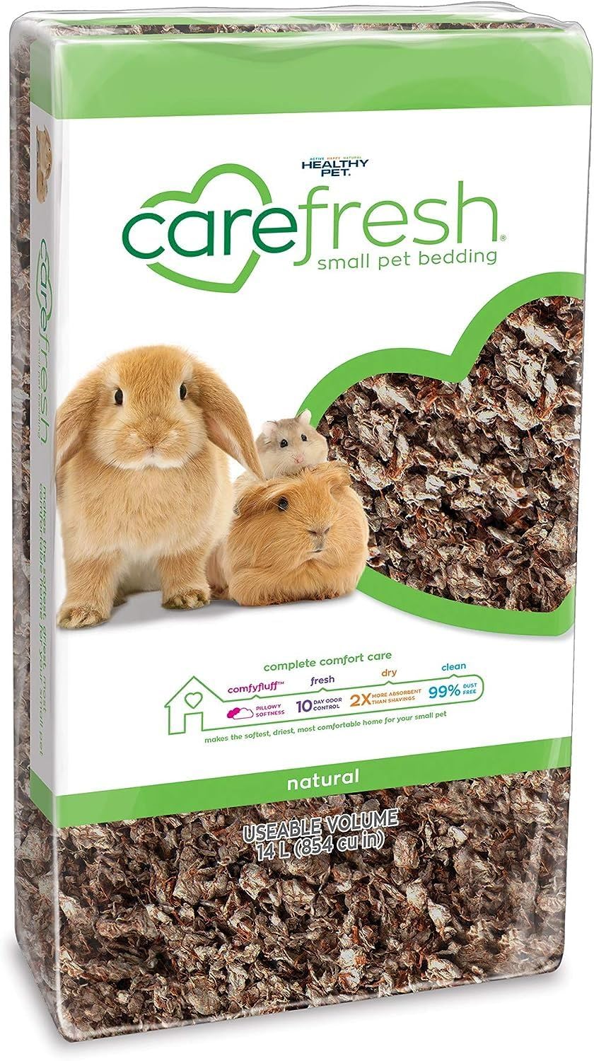 Carefresh 99% Dust-Free Natural Paper Small Pet Bedding With Odor Control, 14 L