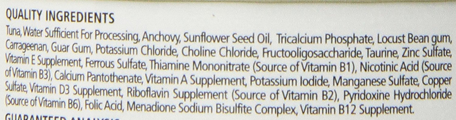 Fussie Cat Premium Tuna & Anchovies in Aspic Grain-Free Wet Cat Food 2.82oz, case of 24