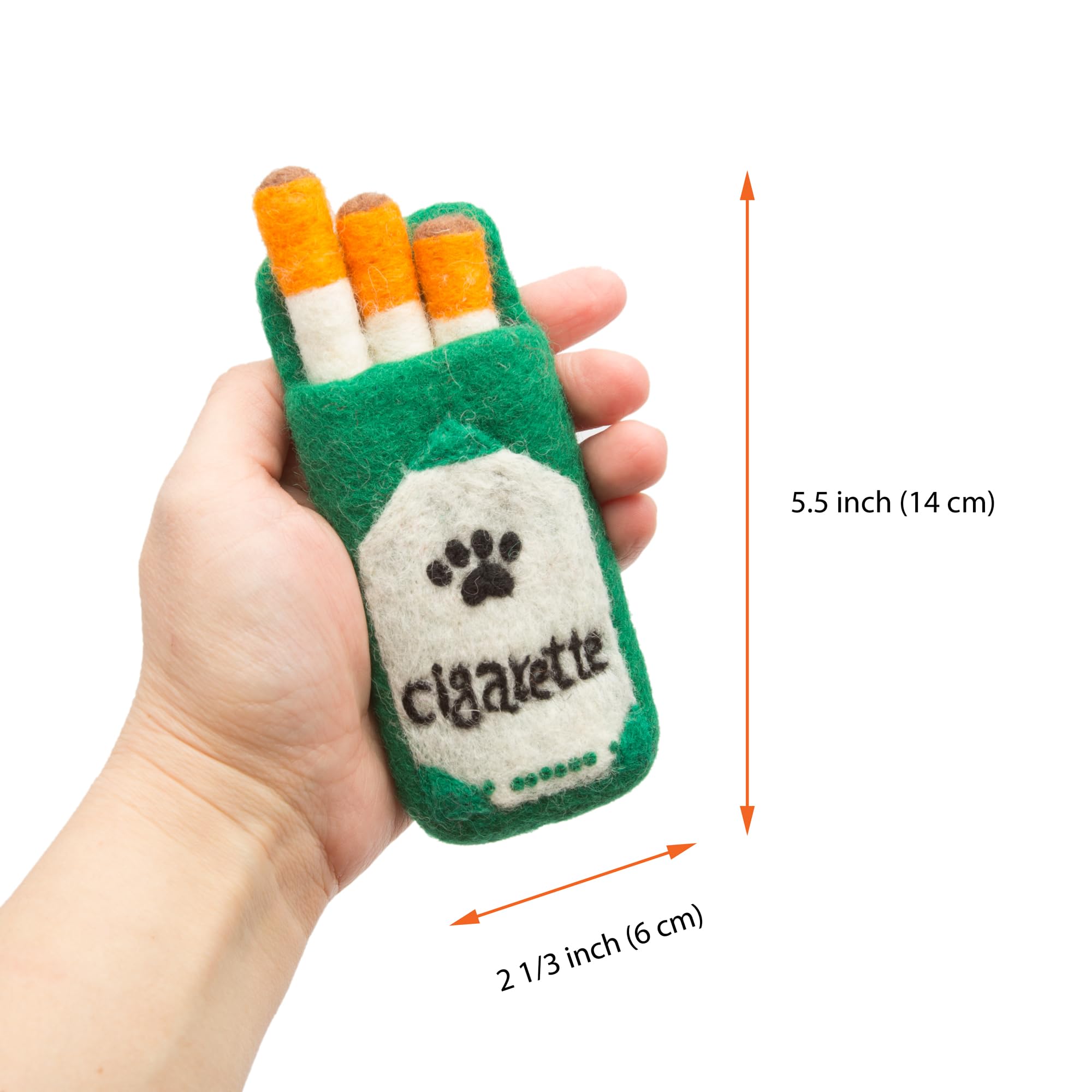 Glaciart One Wool Sushi Cat Toy Set With Catnip | Cute Cat Toy For Interaction & Boredom Relief, Encourages To Exercise, Explore