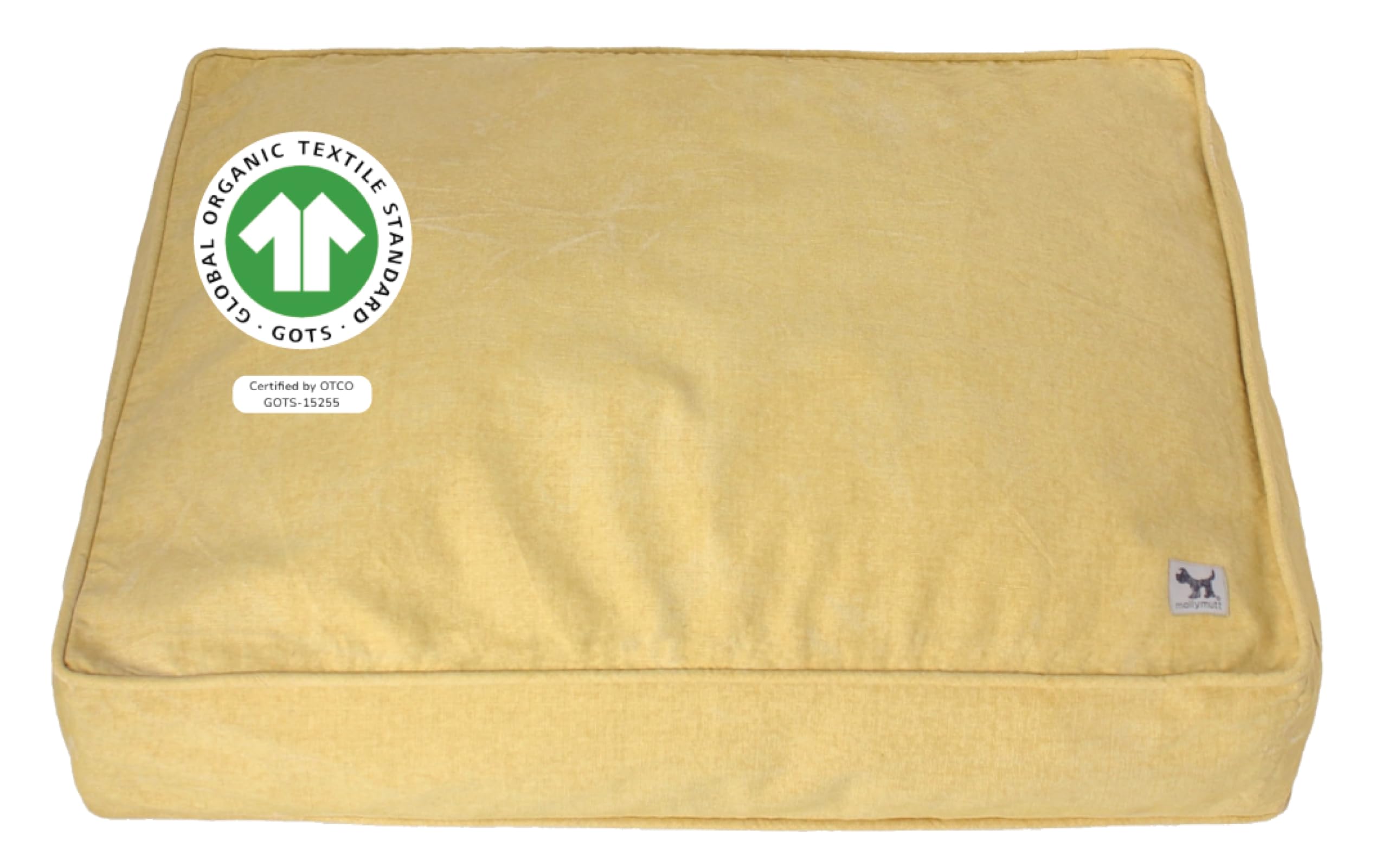 Molly Mutt Elysium Dog Bed Duvet Cover, Gots-Certified 100% Cotton Canvas Cover For Dog, Puppy, Or Cat Bed, Durable, Washable, A