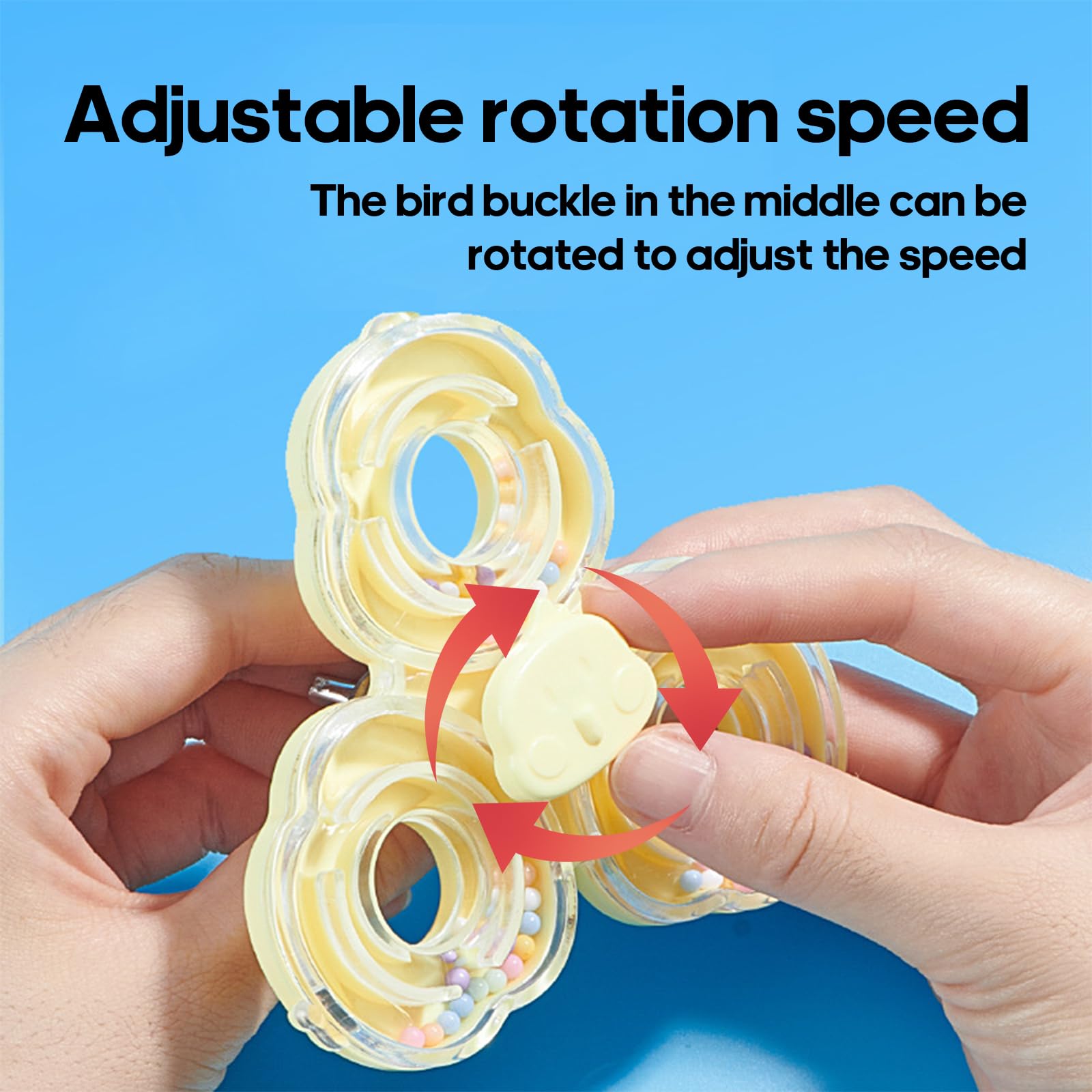 Squsimei Bird Spinning Toys Inside The Birdcage Parrot Toys For Medium Small Birds Emitting Sounds Interactive Parrot Toy Access