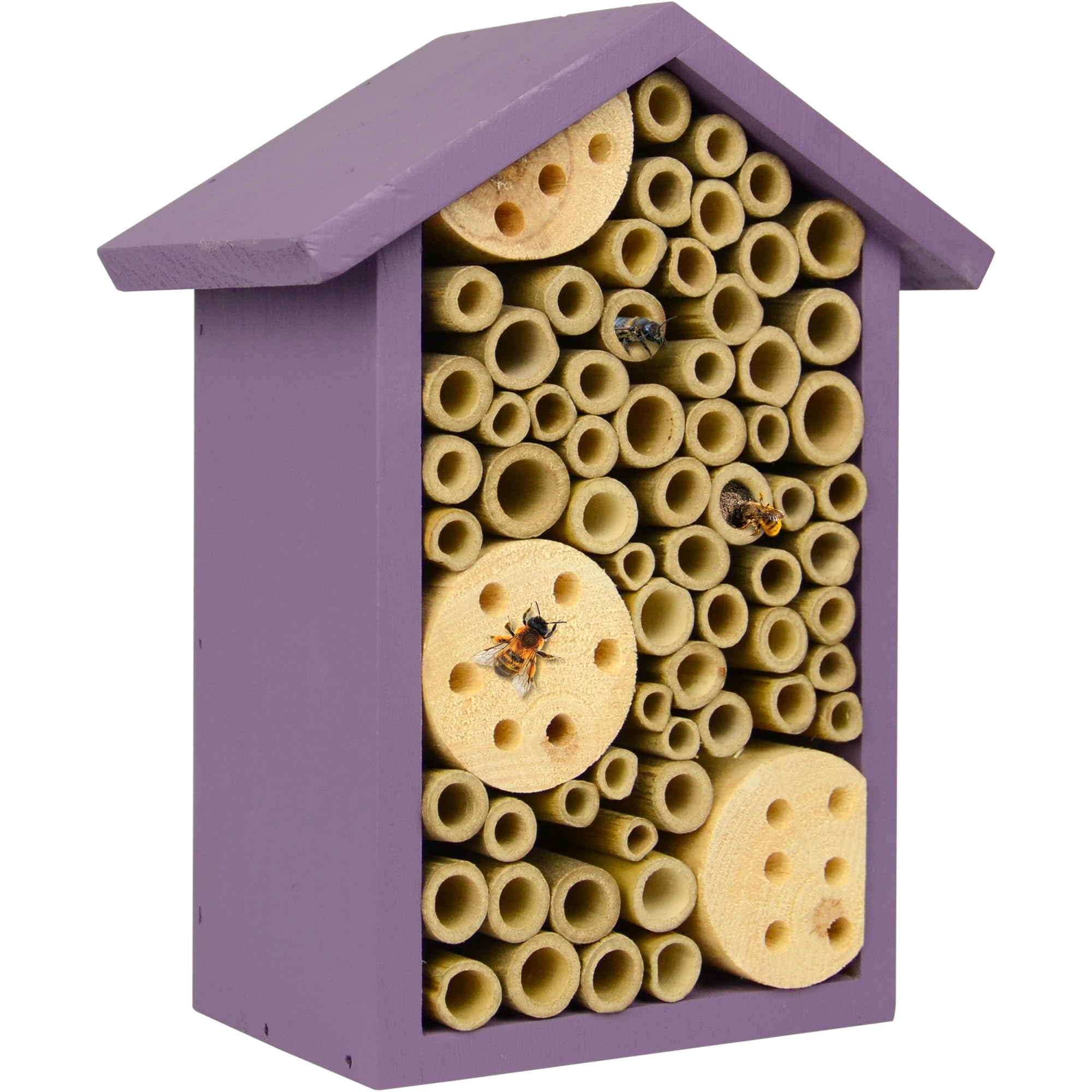 Natures Way Bird Products PWH1-B Purple Bee House