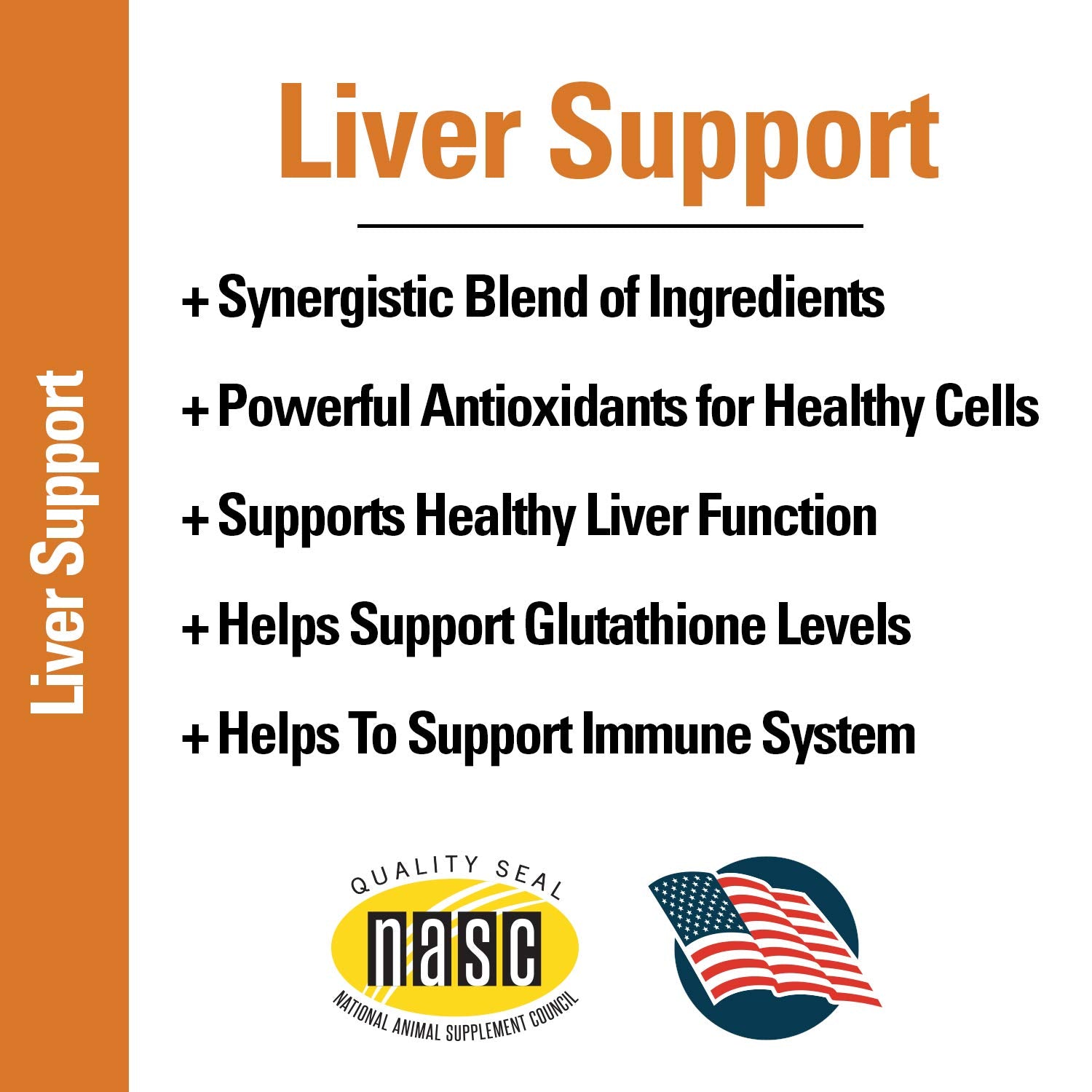 Vet Classics Liver Support Pet Health Supplement for Dogs, Cats - Liver Functions - B-Vitamins, Glutathione, Milk Thistle - Soft