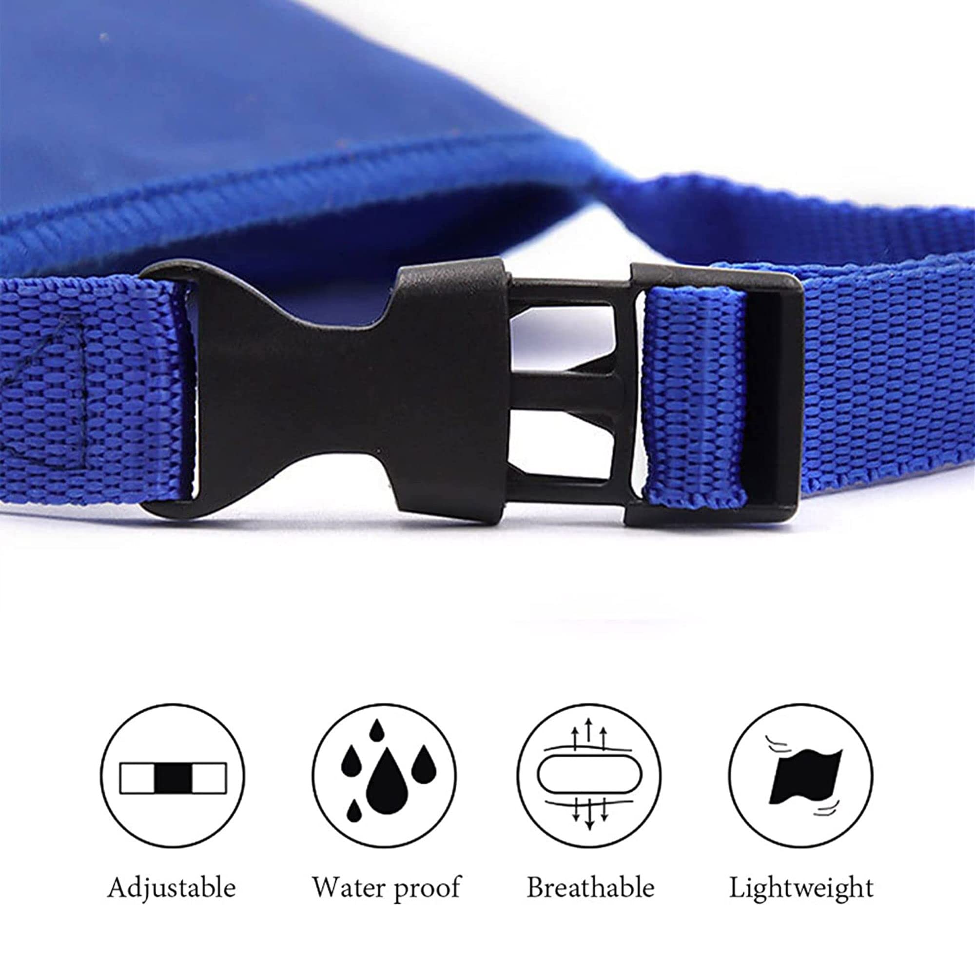 Parts Express Dog Muzzle, Soft Anti-Biting Barking Chewing Muzzle, Breathable Waterproof Adjustable Muzzle For Small Medium,Larg