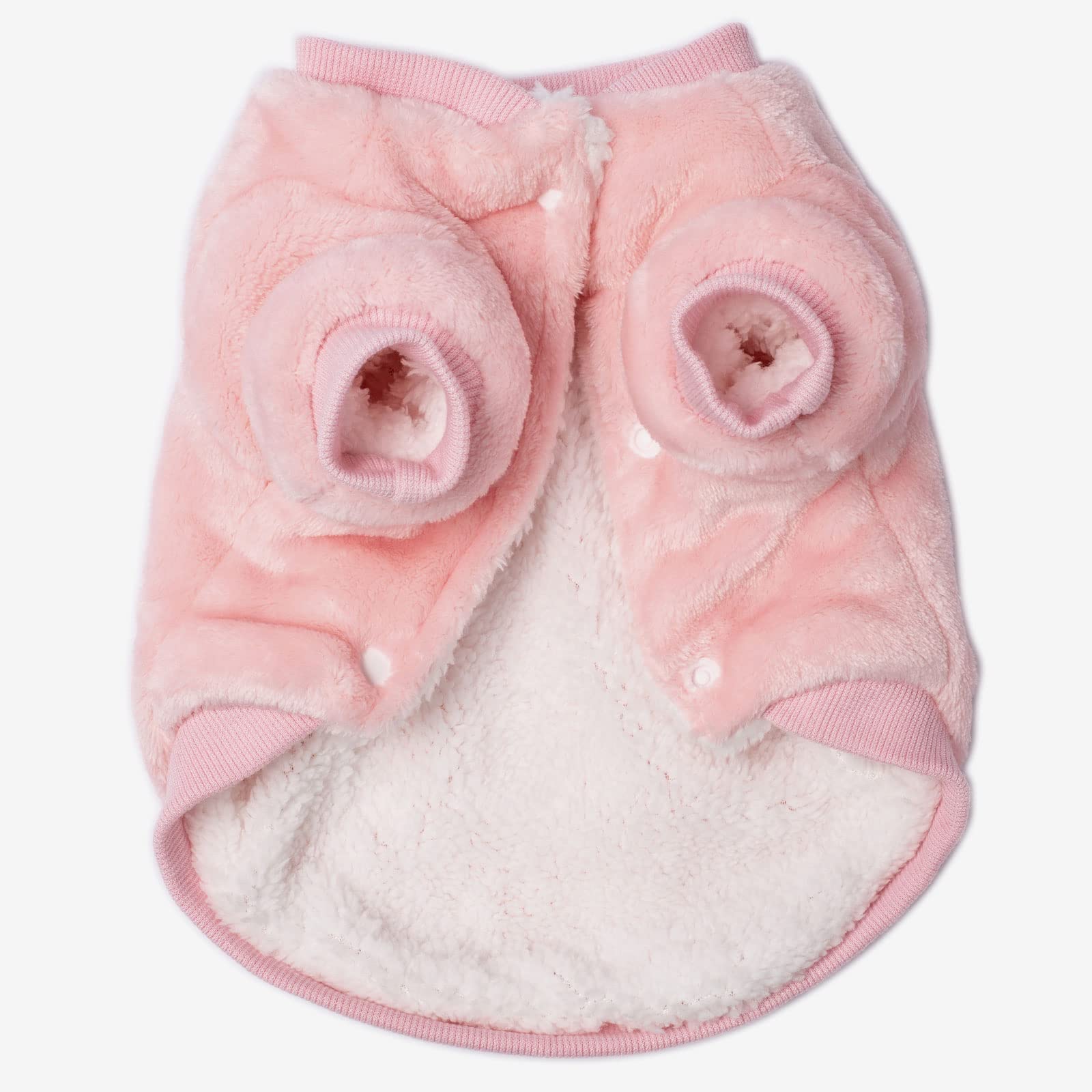 Dog Sweater, Pack Of 2 Or 3, Dog Clothes, Dog Coat, Dog Jacket For Small Or Medium Dogs Boy Or Girl, Ultra Soft And Warm Cat Pet Sweaters (Pink, X-Small)