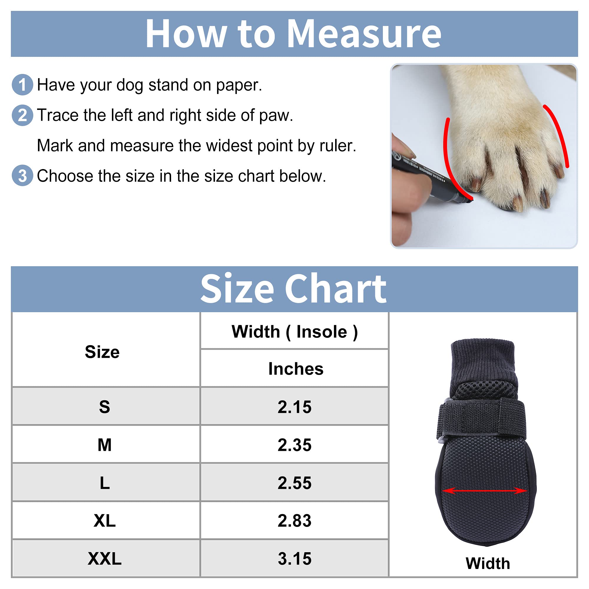 Hipaw Winter Summer Breathable Dog Boots Nonslip Sole Paw Protector For Hardwood Floor Snow Outdoor