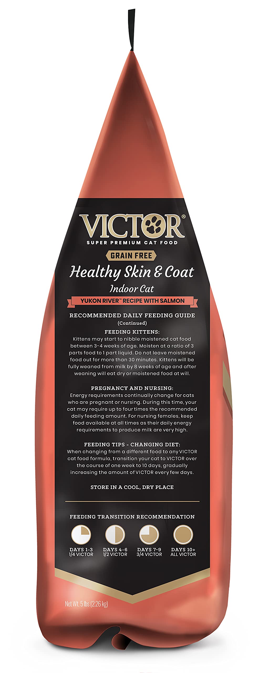 VICTOR Super Premium Cat Food - Grain Free Healthy Skin & Coat - Dry Kibble for Indoor Cats - High Protein - 38% Protein, 18% Fa