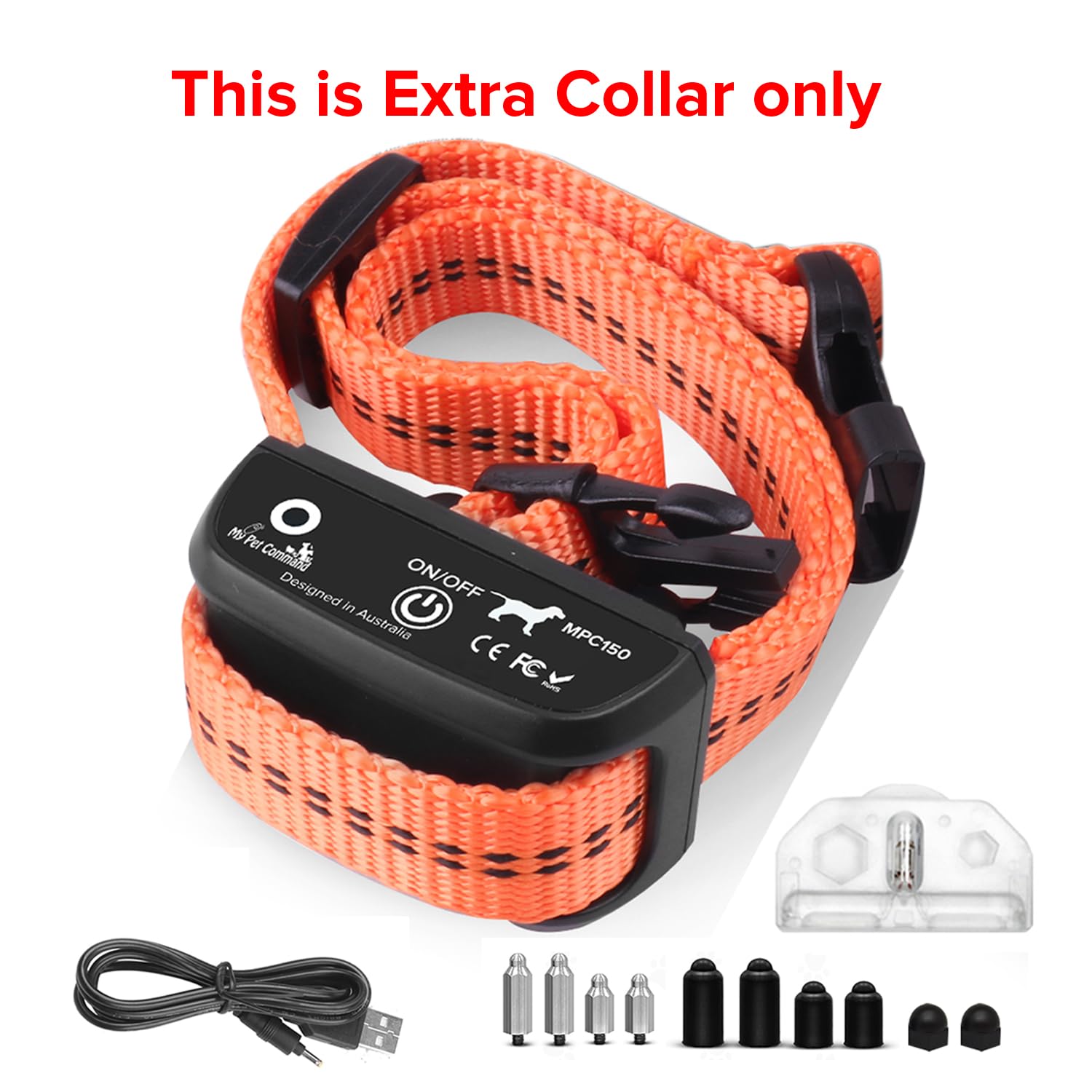 My Pet Command, Indoor Pet Barrier With Adjustable Range, Static And Tone Correction, Hidden Fence For Dogs Containment Collar,