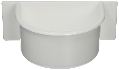 Prevue Pet Products Bpv1207 2-Pack Winged Universal Cage Plastic Cups For Birds, Small, Colors Vary