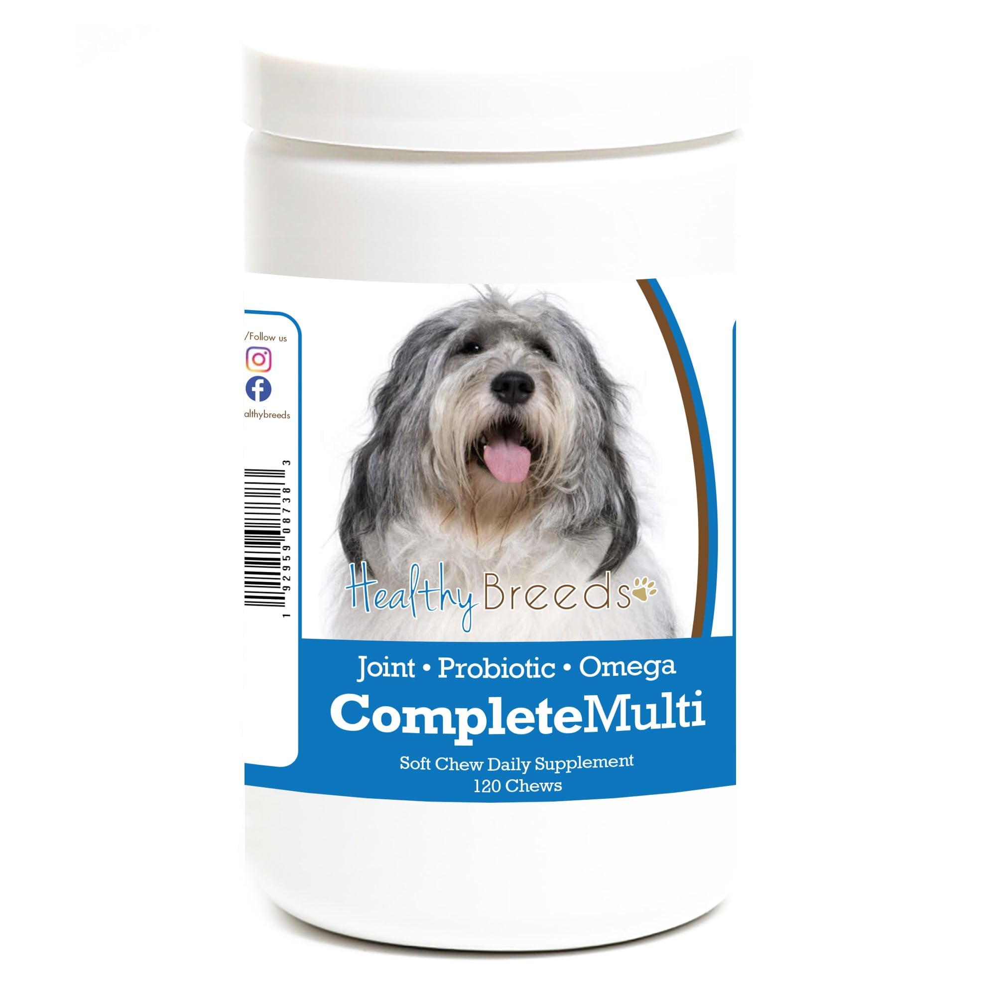 Healthy Breeds Polish Lowland Sheepdog All in One Multivitamin Soft Chew 120 Count