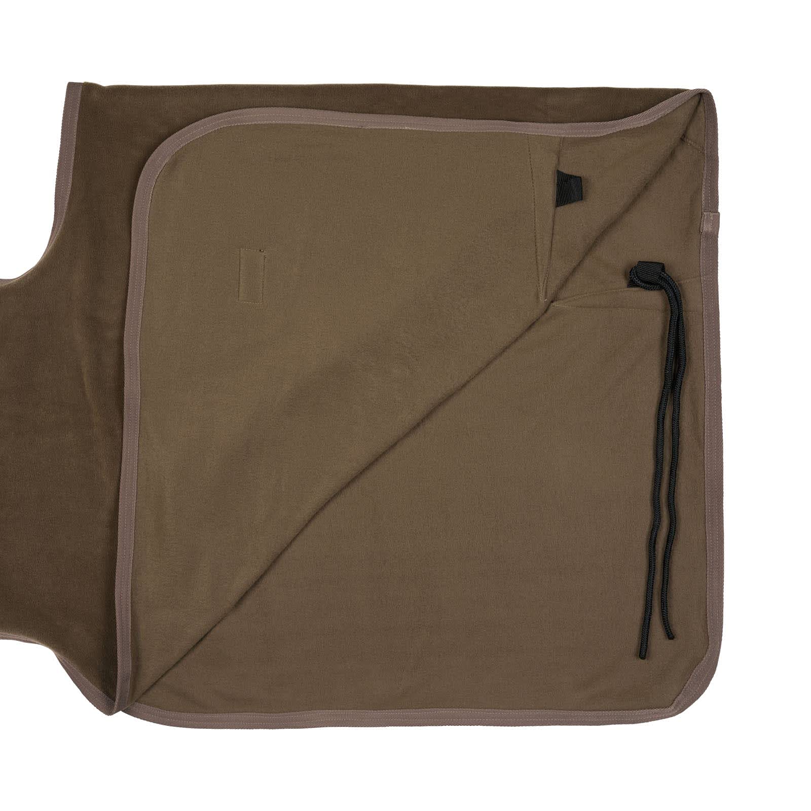 Horze Marquess Fleece Riding Blanket - Wedgewood Brown - 72 In