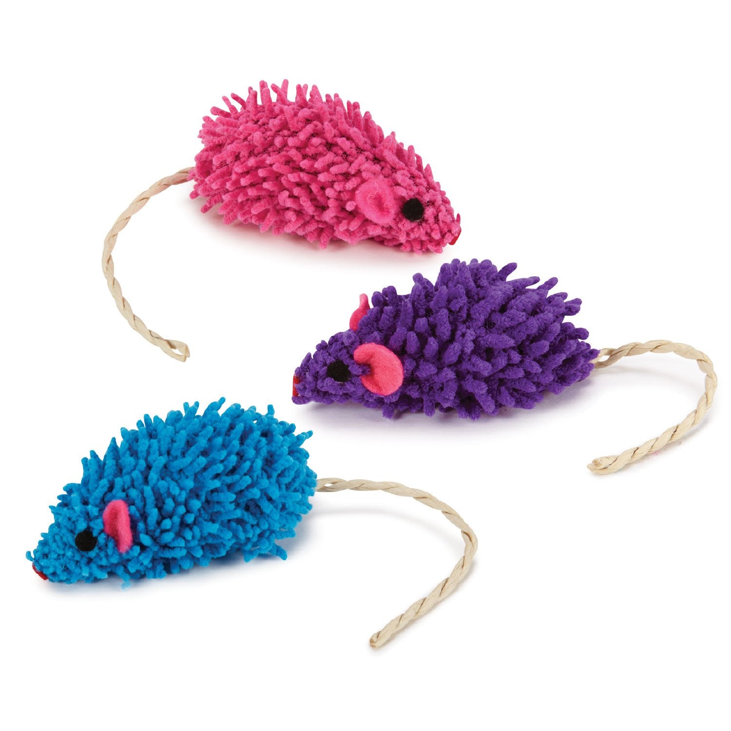 Zanies Za11070 42 42-Piece Moppy Mice Canister Set Toy