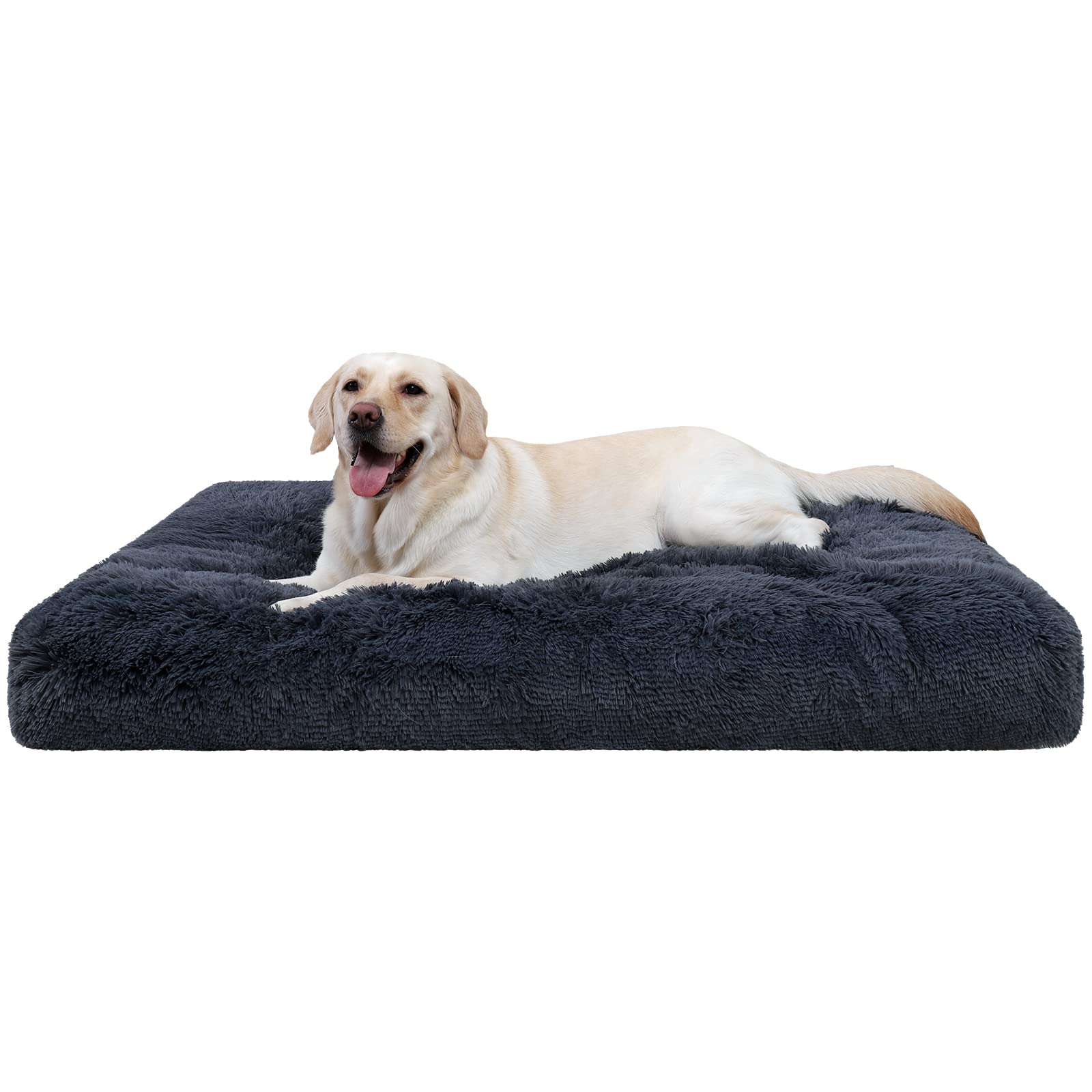 Champets Washable Dog Bed For Crate 41''X27'',Large Dog Bed For Small,Medium,Large,Extra Large Dog Cats Pet,Waterproof Dog Beds 