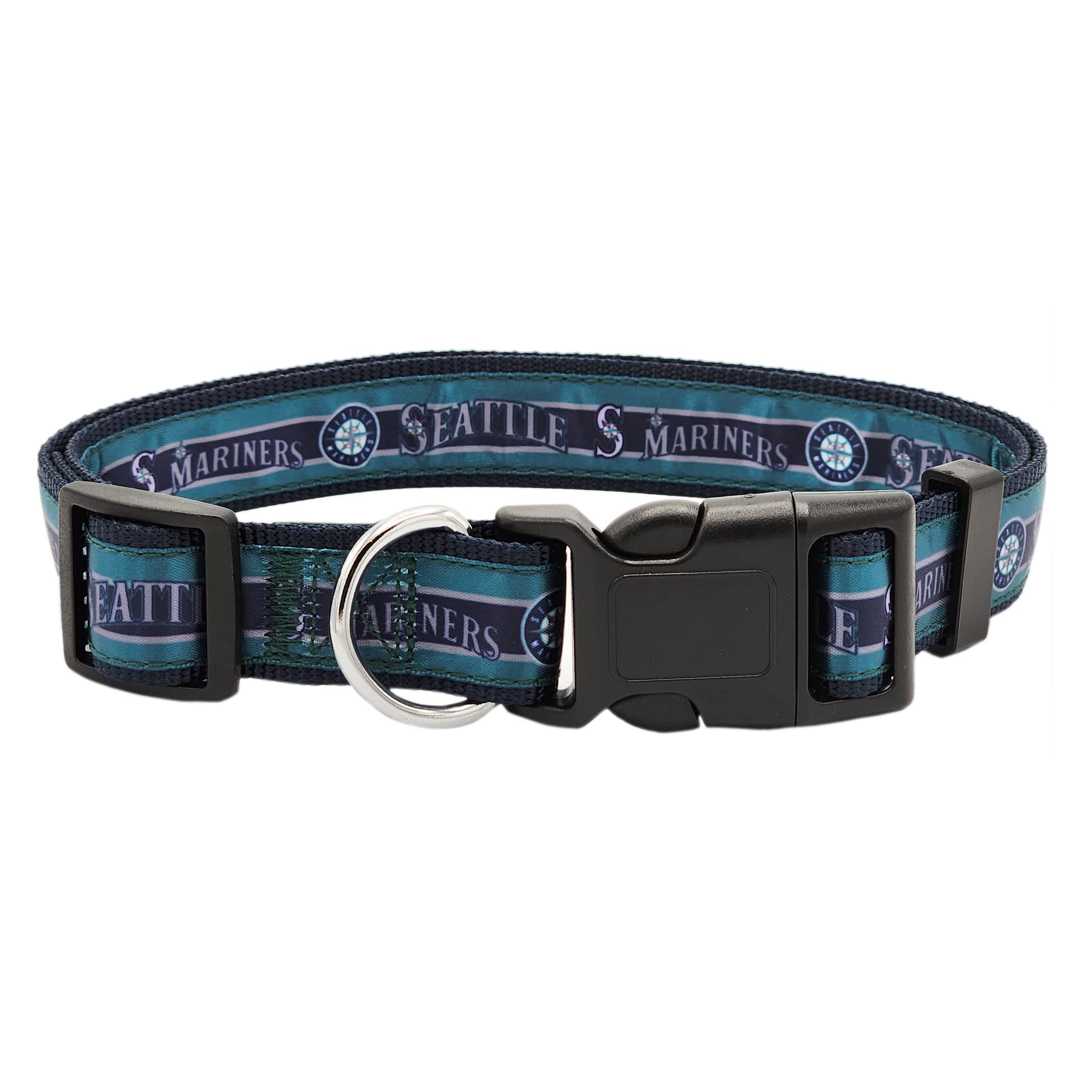 Pets First Mlb Seattle Mariners Dog Collar, Medium (Mrn-3036-Md)