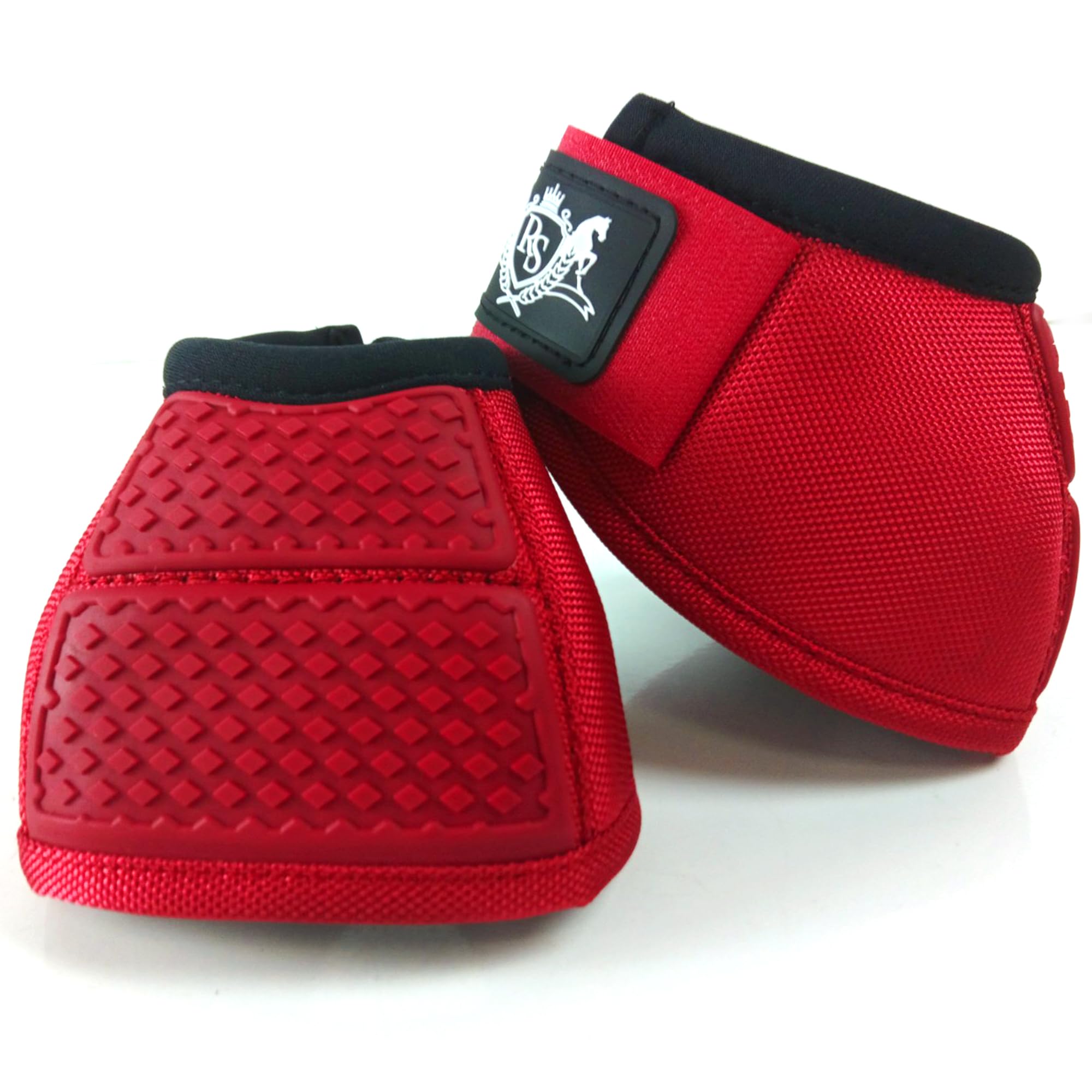 Horse Bell Boots (Red, Medium)