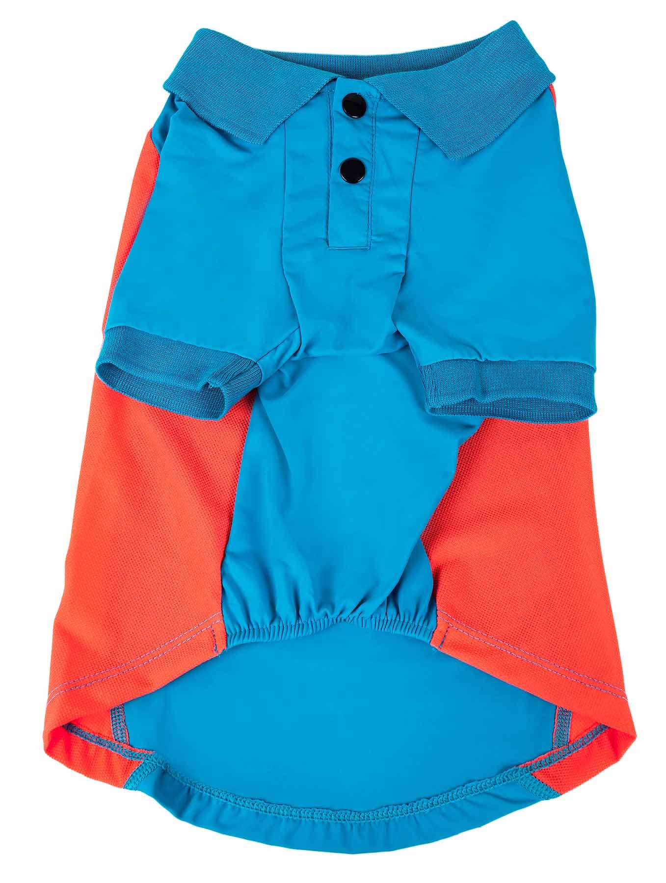 Pet Life ® Active 'Barko Pawlo' Stretchy Fitness And Yoga Dog T-Shirt - Dog Polo Featuring 4-Way Relax-Stretch And Quick Dry Technology - Performance And Reflective Pet T-Shirt Dog Clothes X-Small