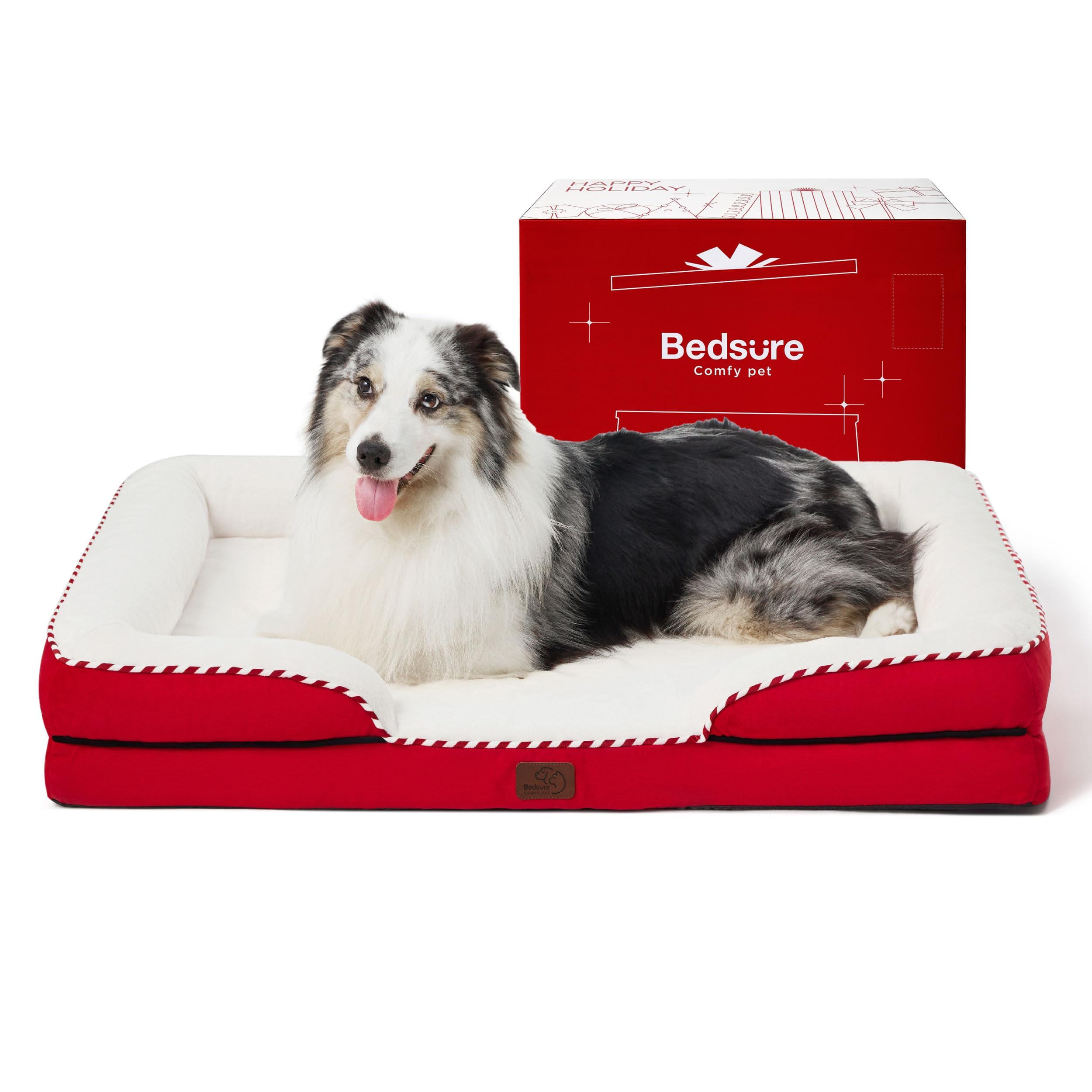 Bedsure XL Orthopedic Dog Bed for Extra Large Dogs - Washable XLarge Dog Cat Bed Waterproof, Comfort Dogs Couch Sofa with Washab