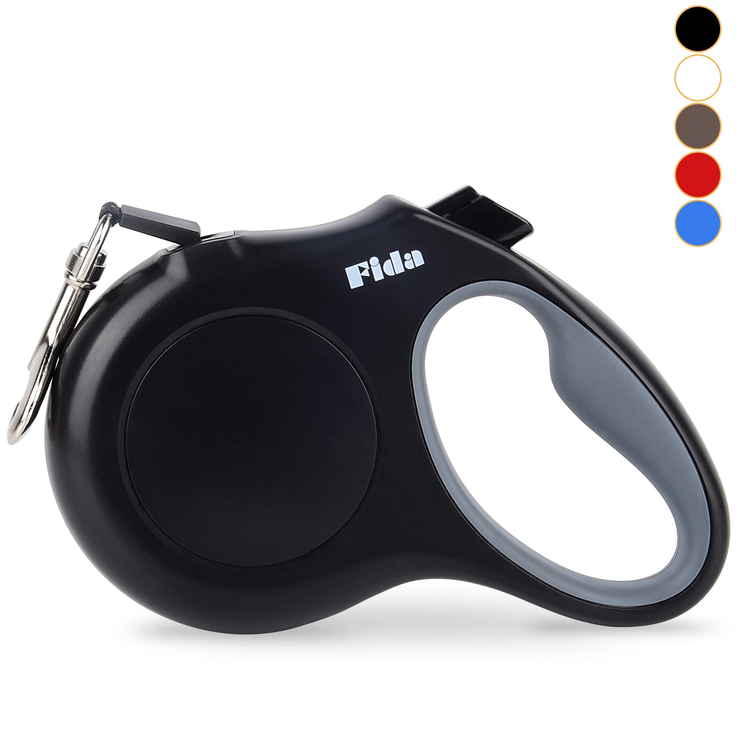 Fida Retractable Dog Leash Large Breed, Heavy Duty 16 Ft Dog Walking Leash, Up To 110 Lbs, 360 Tangle Free, Black