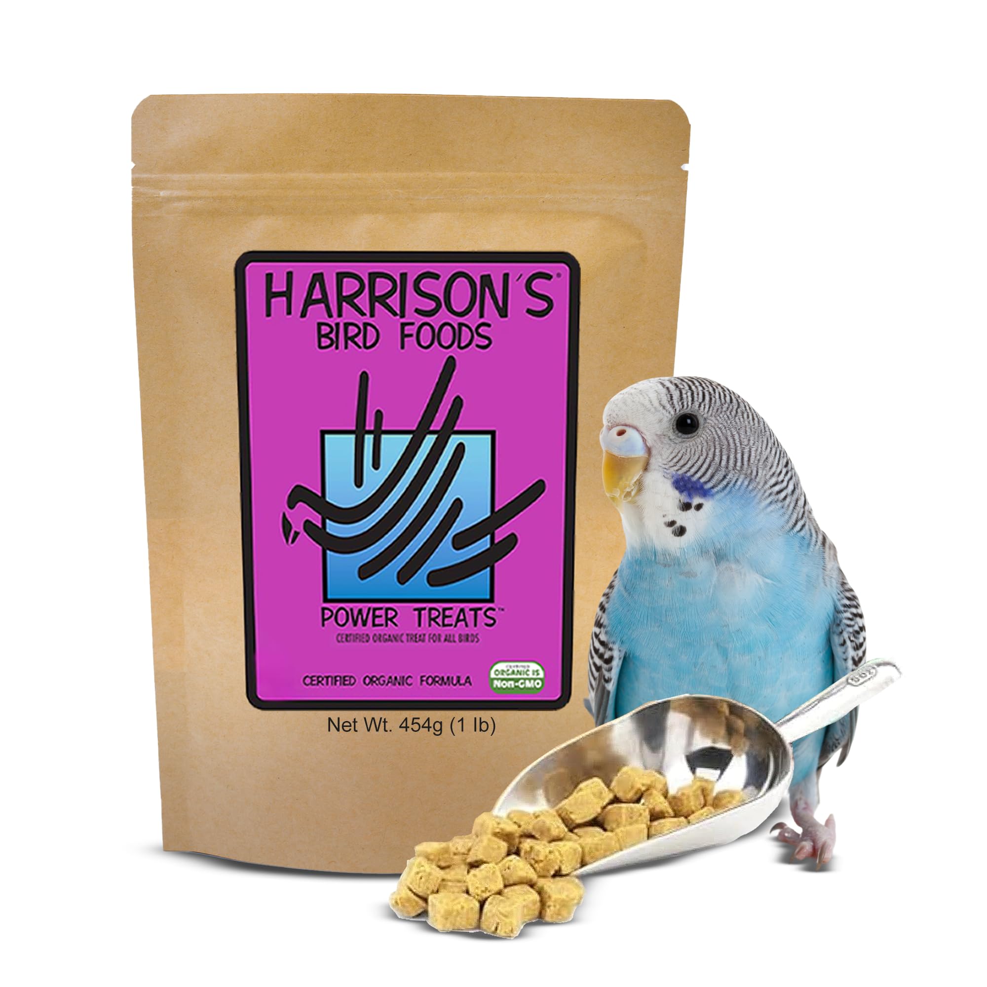 Harrisons Bird Food Power Treats with Red Palm Fruit Oil, 1 lb. 454g