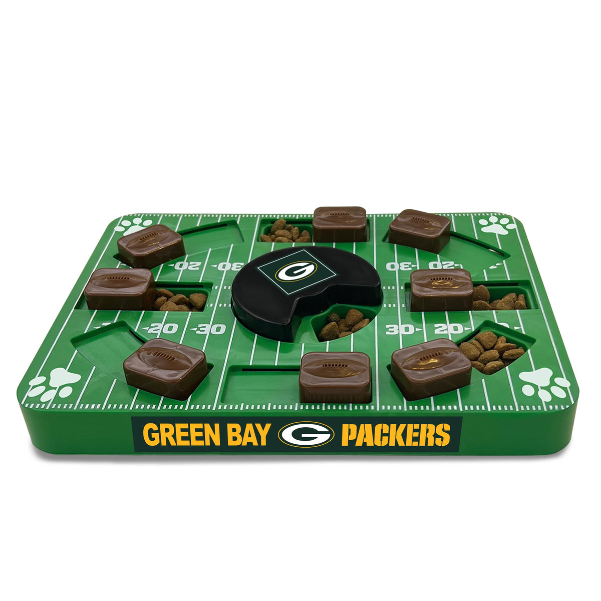 Pets First Nfl Green Bay Packers Puzzle Toy, Puzzle Treat Dog Toy, Interactive Dog Treat Toy, Dog Puzzle