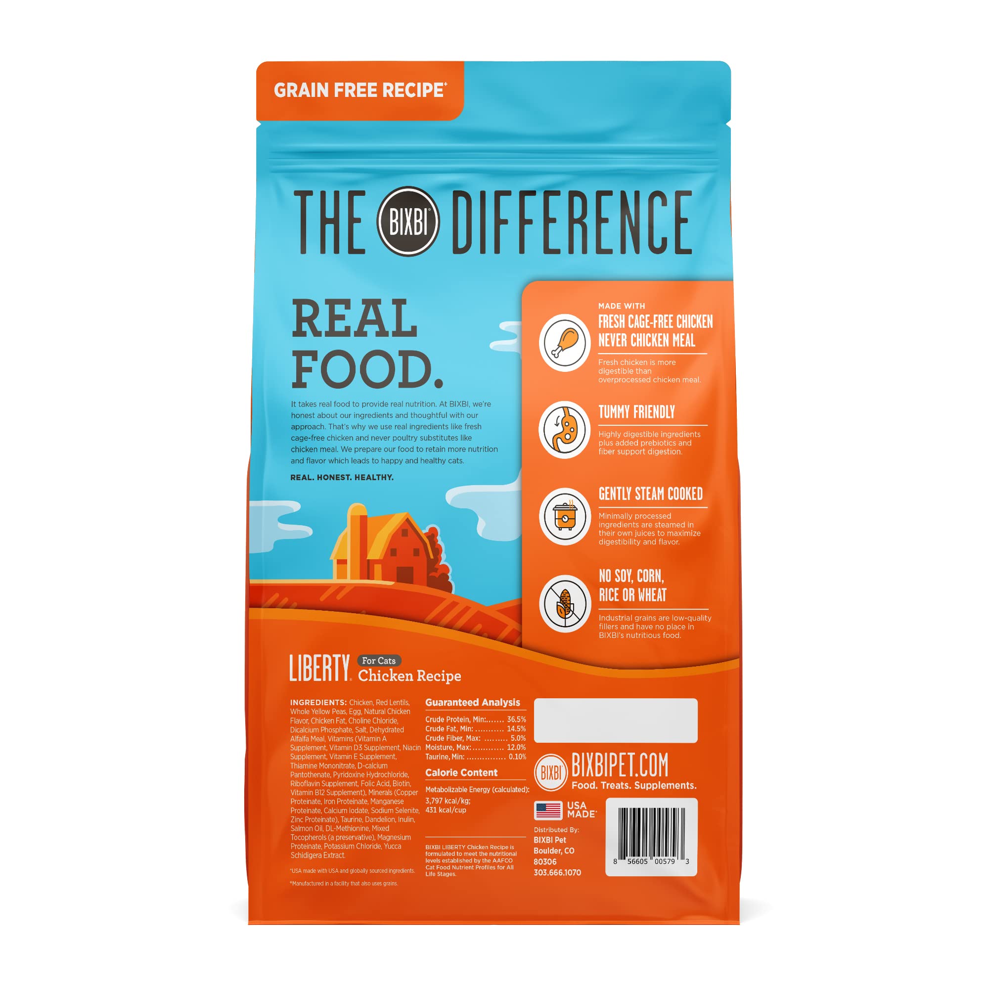 Liberty Dry Food Chicken Recipe for Cats, 3lb