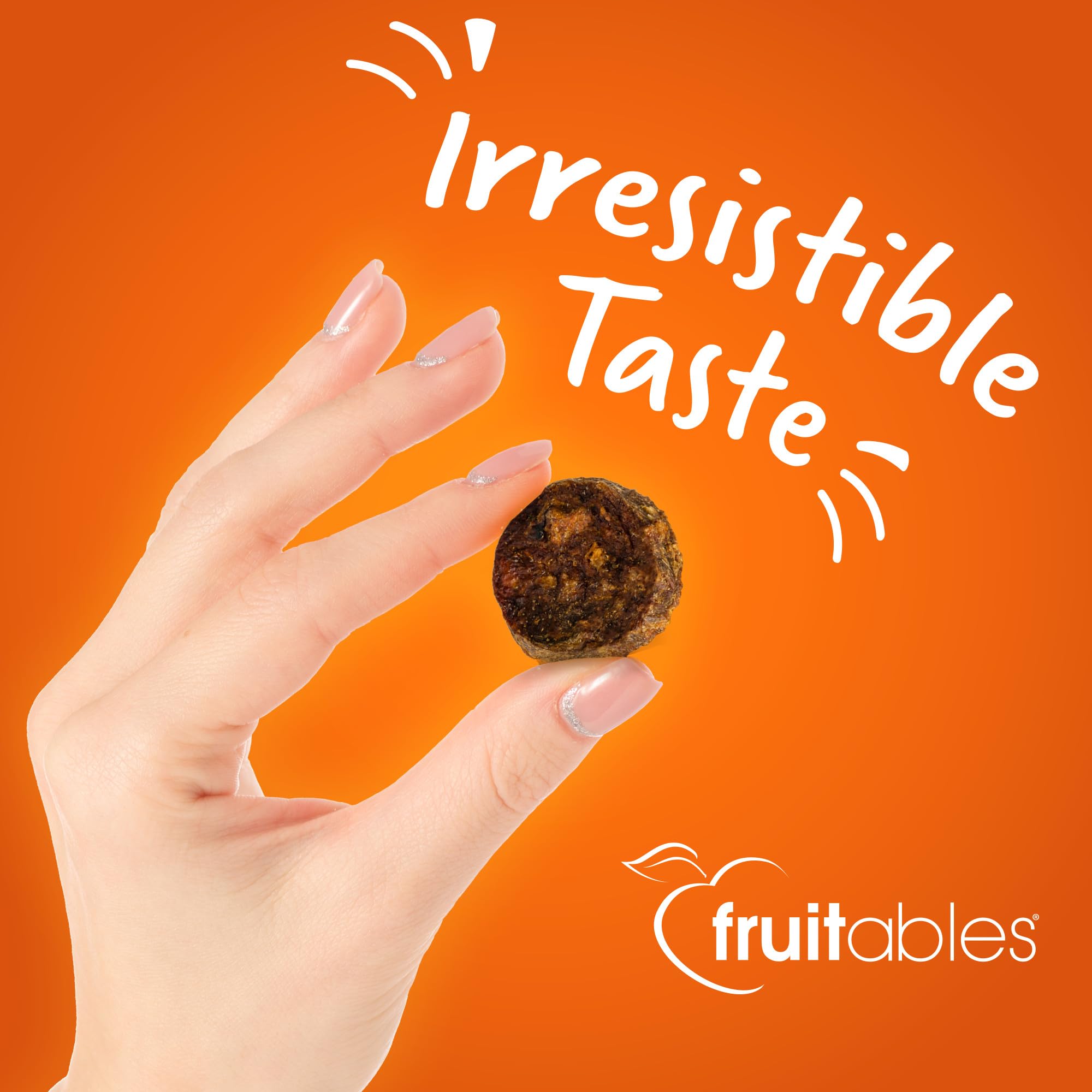 Fruitables Healthy Dog Treats - Whole Jerky Bites for Dogs - Alaskan Salmon & Pear Flavored - 5 Ounces