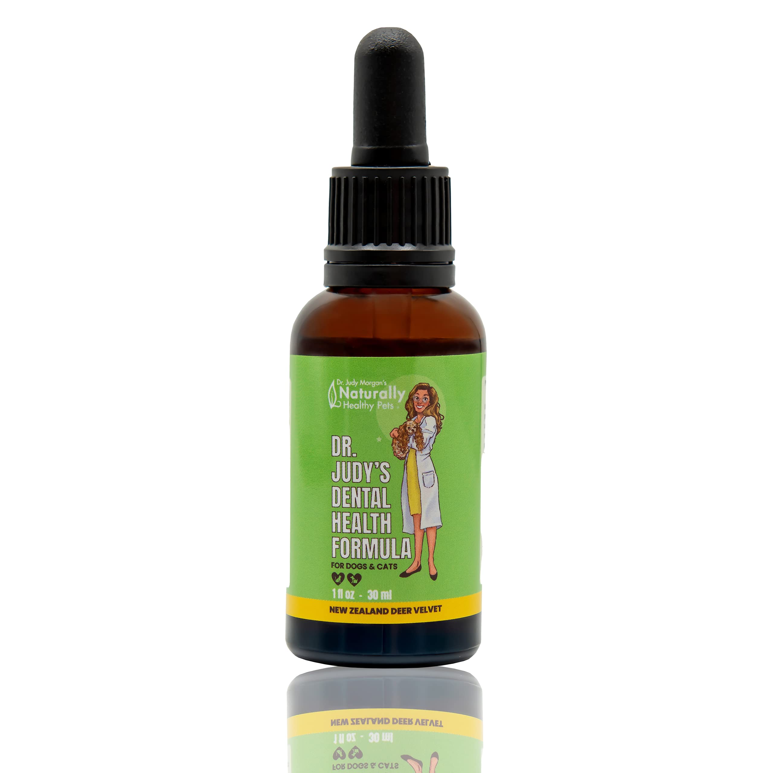 Dr. Judy Morgans Dental Health Formula for Dogs & Cats, 1 fl oz (30 ml)