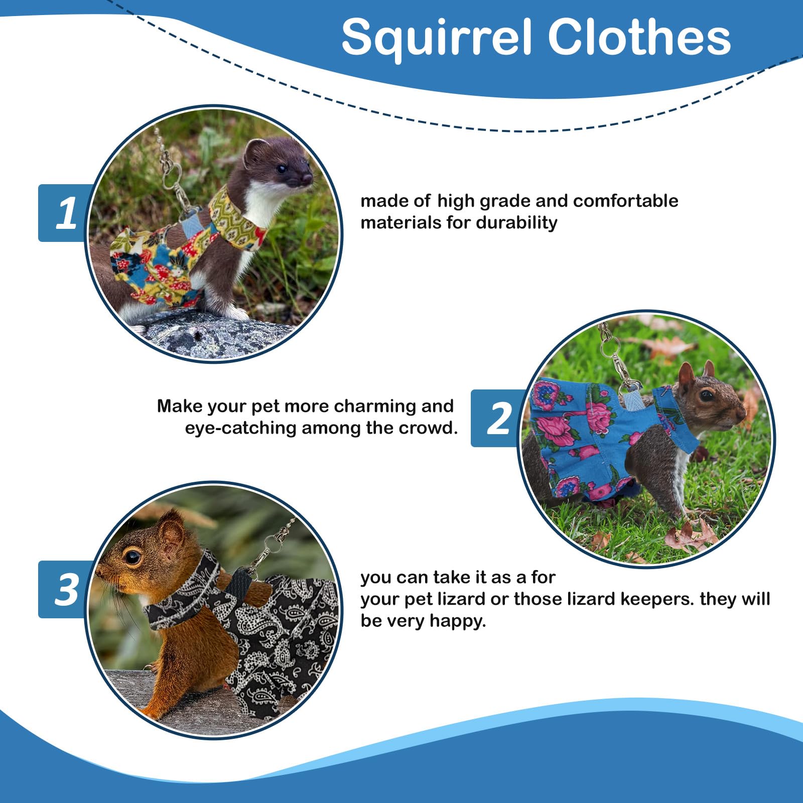 Guinea Pig Harness Skirt Clothes And Leash, Adjustable Hamster Ferret Harness And Leash Set, No Pull Walking Vest For Ferrets, C