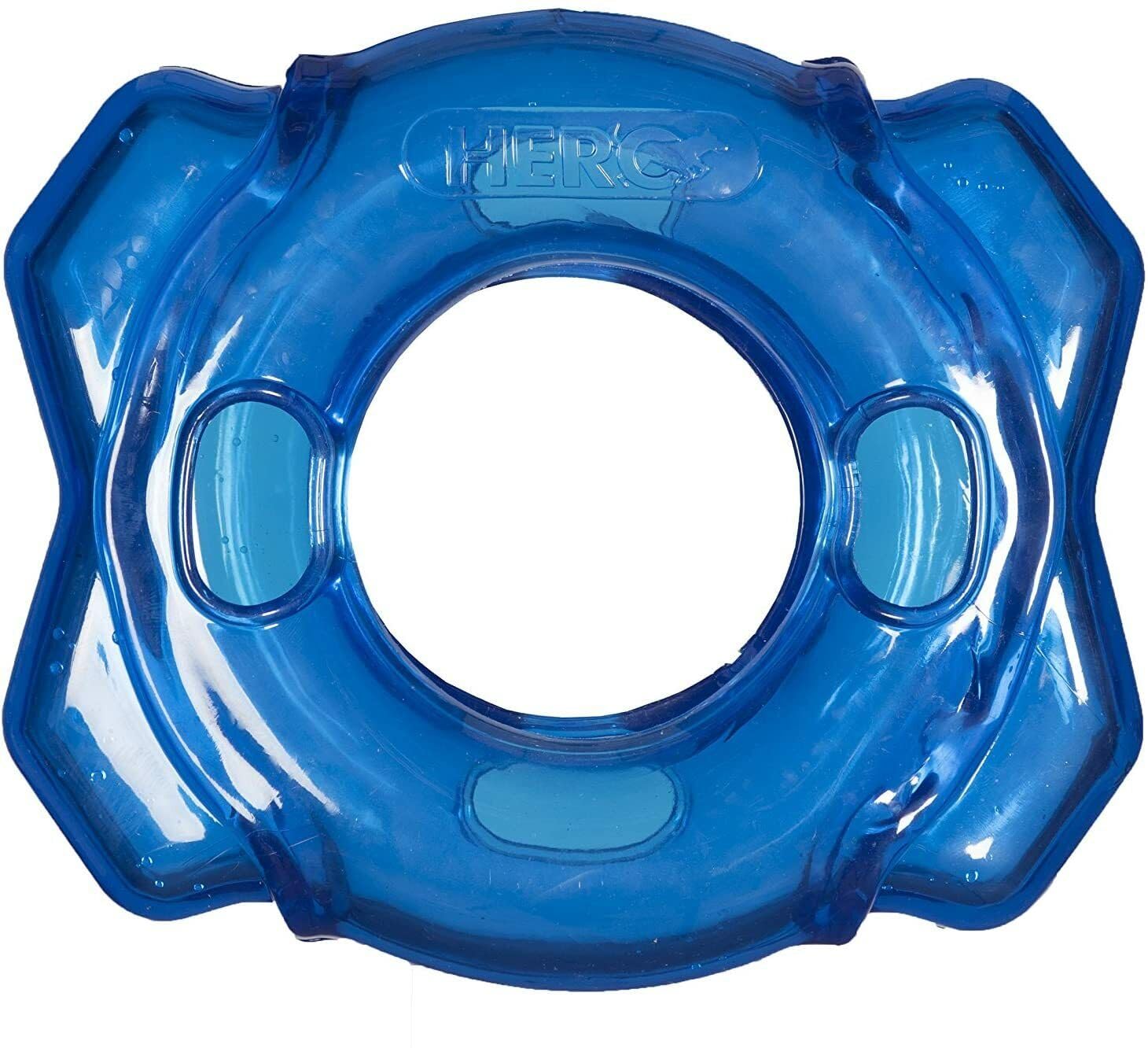 Hero Snacktime Soft Rubber Widget, Small, Blue Dog Toy