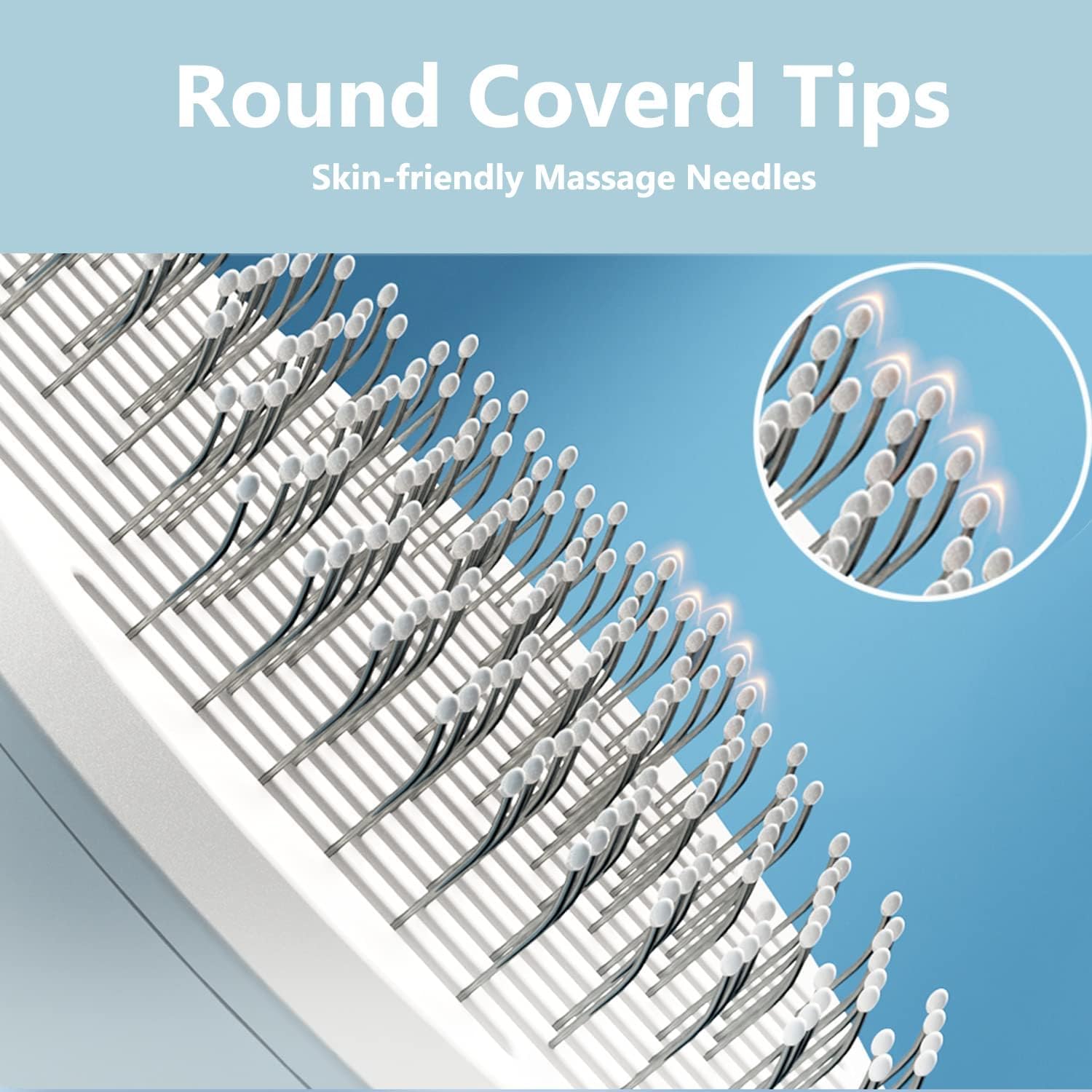 Pet Grooming Brush - Gentle Slicker For Removing Loose Undercoat, Suitable For Cats And Dogs (Blue)