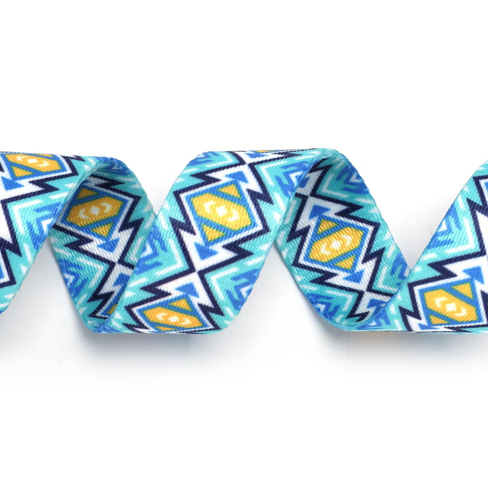 Dog Collar For Large Dogs With Blue African Tribal Boho Pattern, Adjustable Soft Pet Collar With Buckles For Boy Puppy Dogs Smal