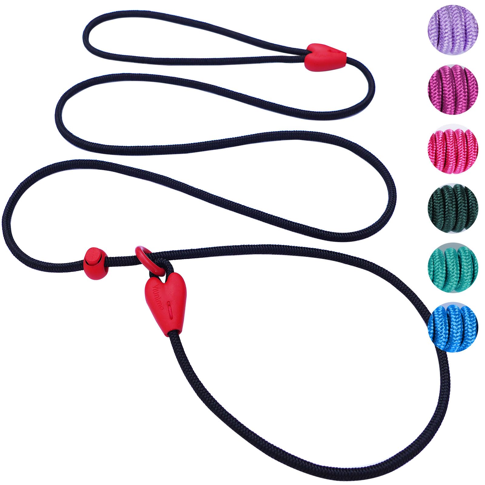 Slip Lead Dog Leash Slip Lead 6 FT Dog Training Leash 9 Colors Slip Leads for Dogs Dog Leashes for Medium Dogs No Pull Dog Leash