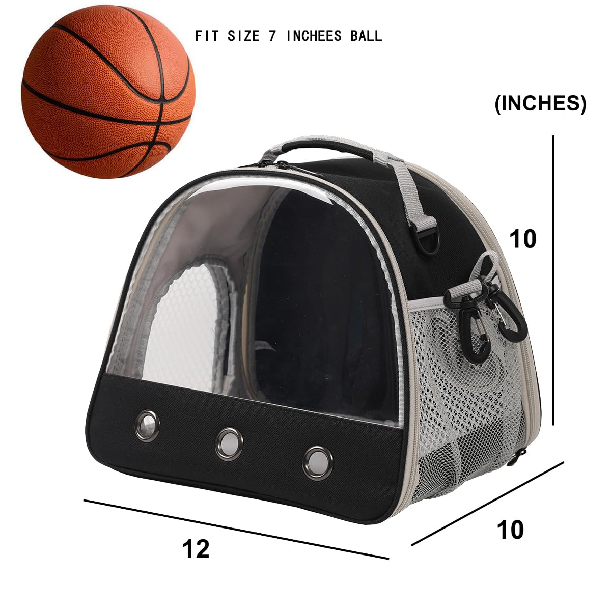 Bearded Dragon Travel Carrier,Lizards Carrier, Small Animal Travel Carrier for Sugar Glider Hedgehog Rat Parrot Bird Guinea Pig,