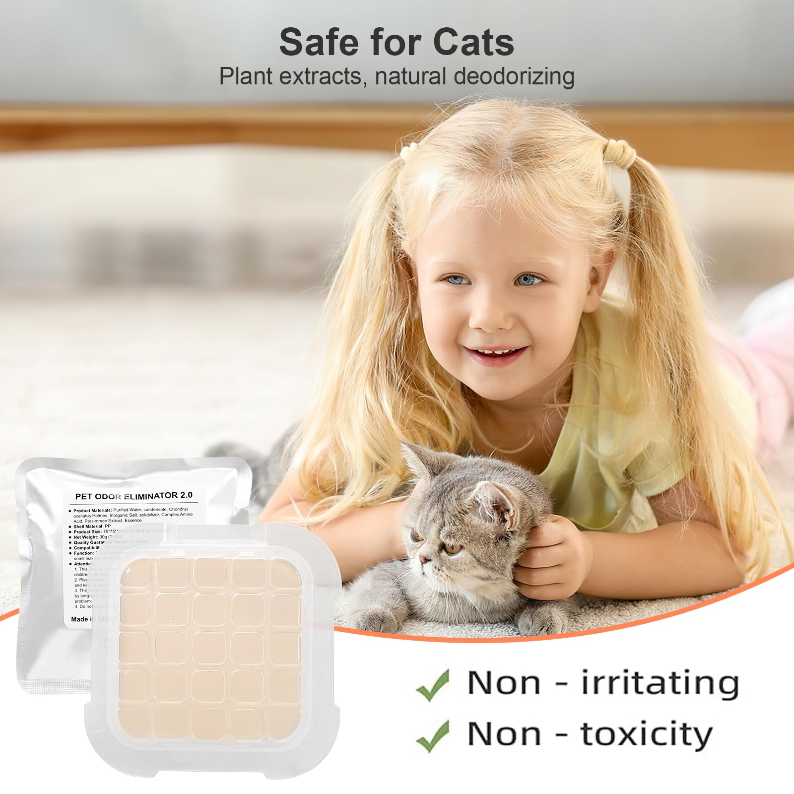 N50 Odor Eliminator 2.0, Cat Litter Deodorizer Compatible With Puramax Litter Box, Exclusive For Puramax Self-Cleaning Cat Litte