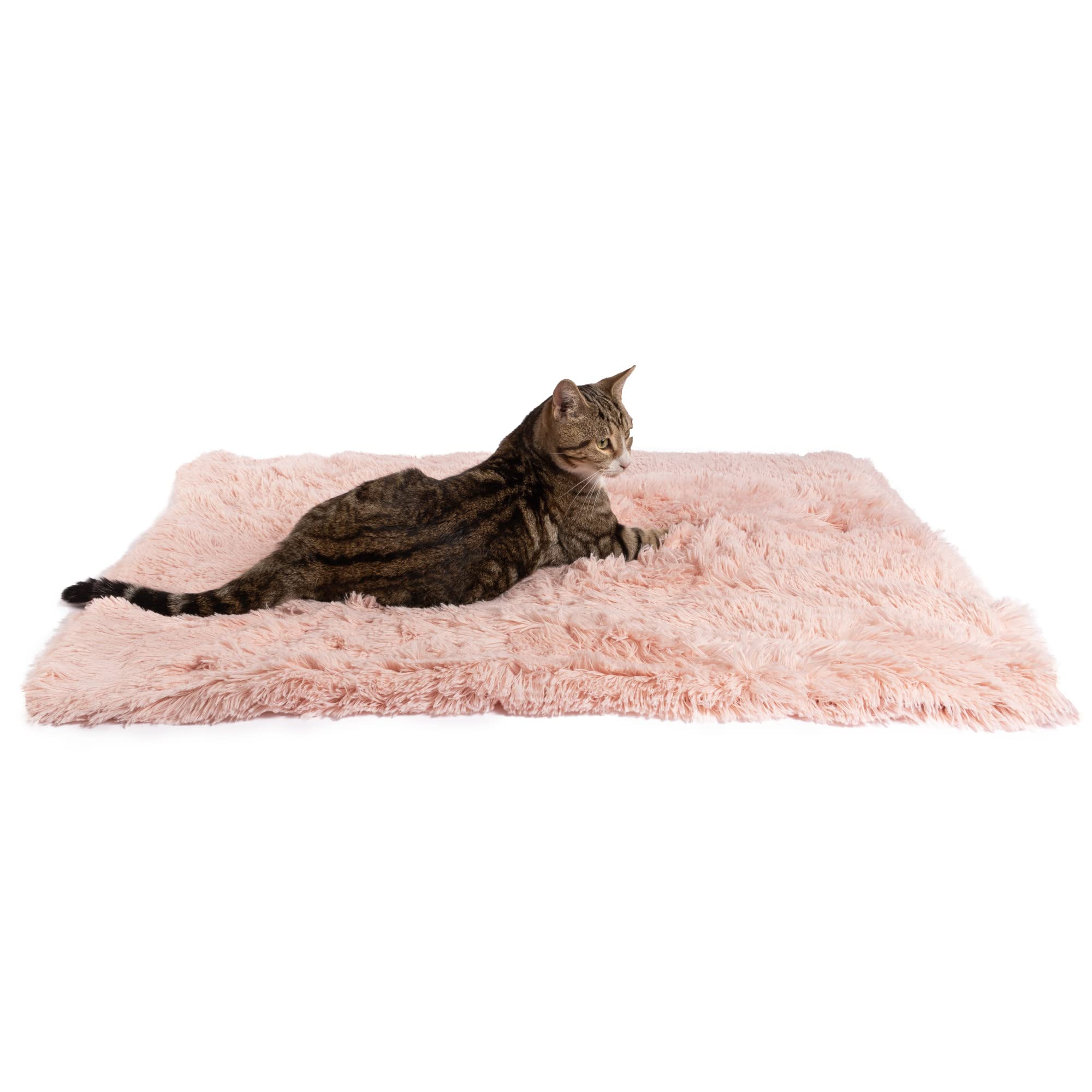 Best Friends By Sheri Calming Shag Fur Pet Throw Blanket, Cotton Candy Pink, 30'X40'