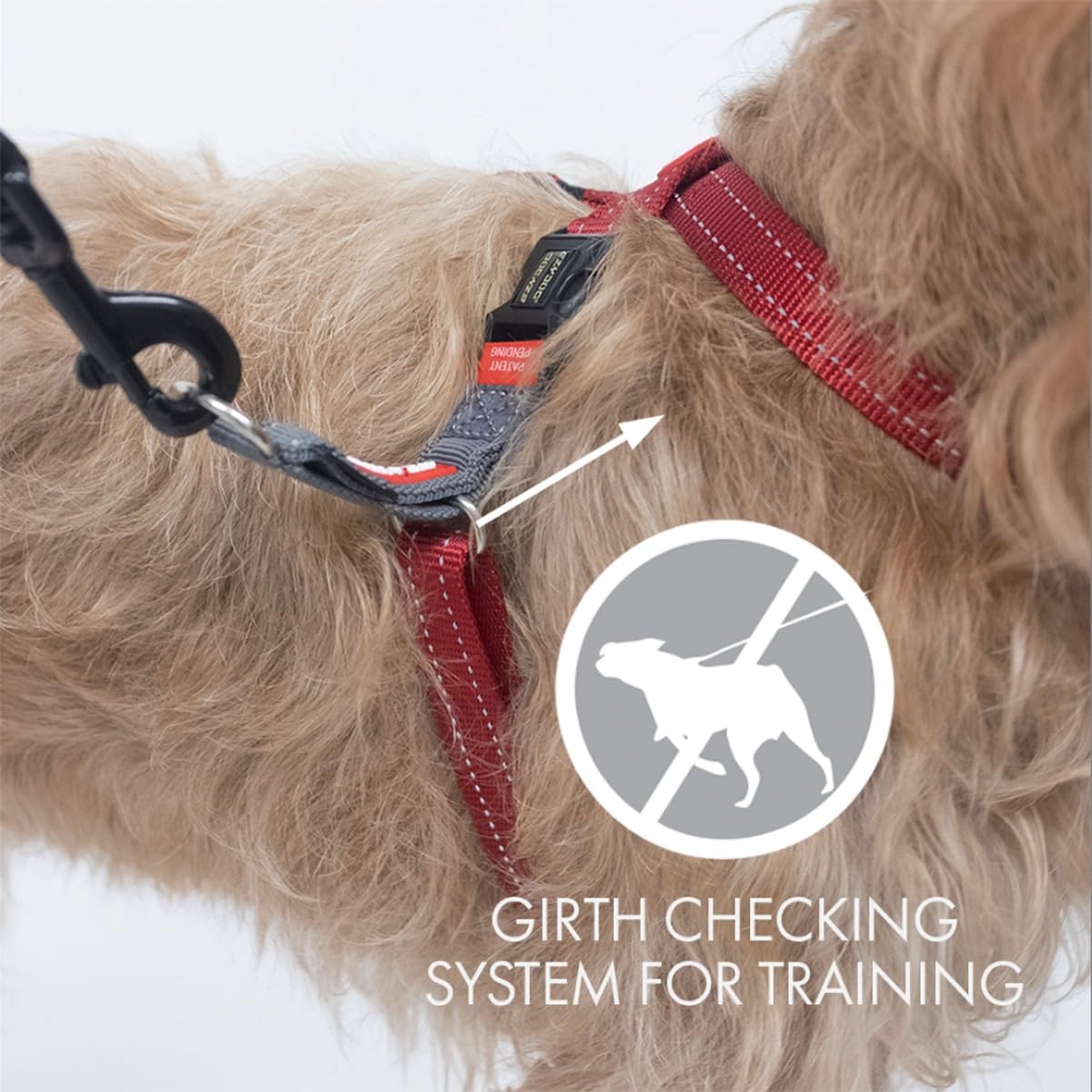 Ezydog Crosscheck Harness - Dog Training Harness - No Pull Harnesses For Dogs - Escape Proof, Reflective, Comfortable, Easy To Fit (Xl, Red)