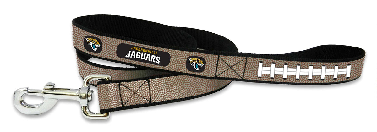 Jacksonville Jaguars Reflective Football Leash - L,Large,Silver