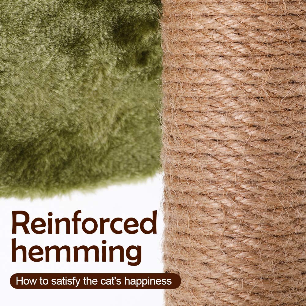 Cat Scratching Post, Sunflower Claw Scratching Post For Kitty, Natural Sisal Scratcher Board, Cute Furniture Interactive Activity Pad Toys For Kitten & Cat, 18X12 Inch