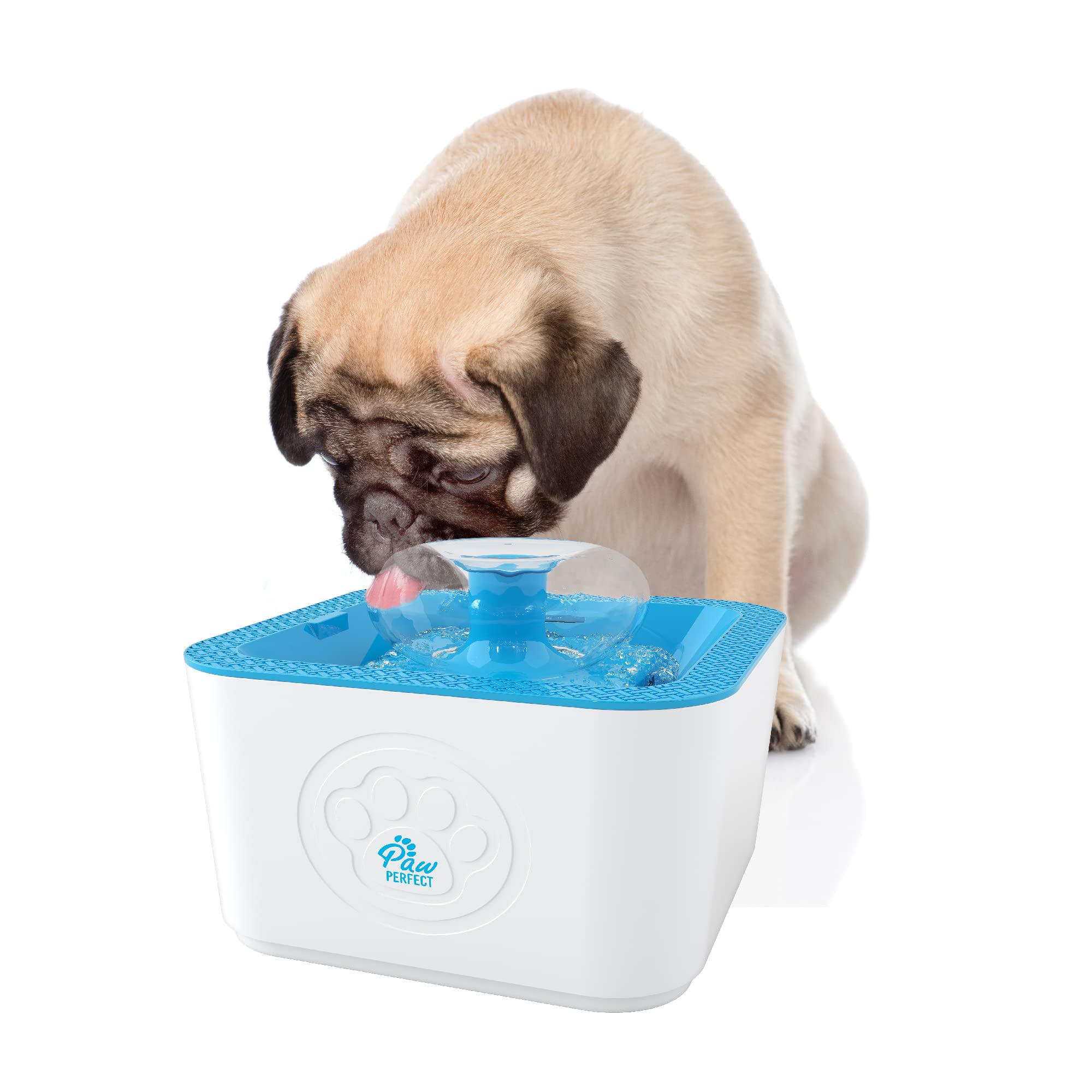 Pet Water Fountain, Dog Cat Water Fountain 84oz/2.5L, Automatic Ultra Quiet Pet Water Fountain Water Dispenser, Dog Bowl Dispens