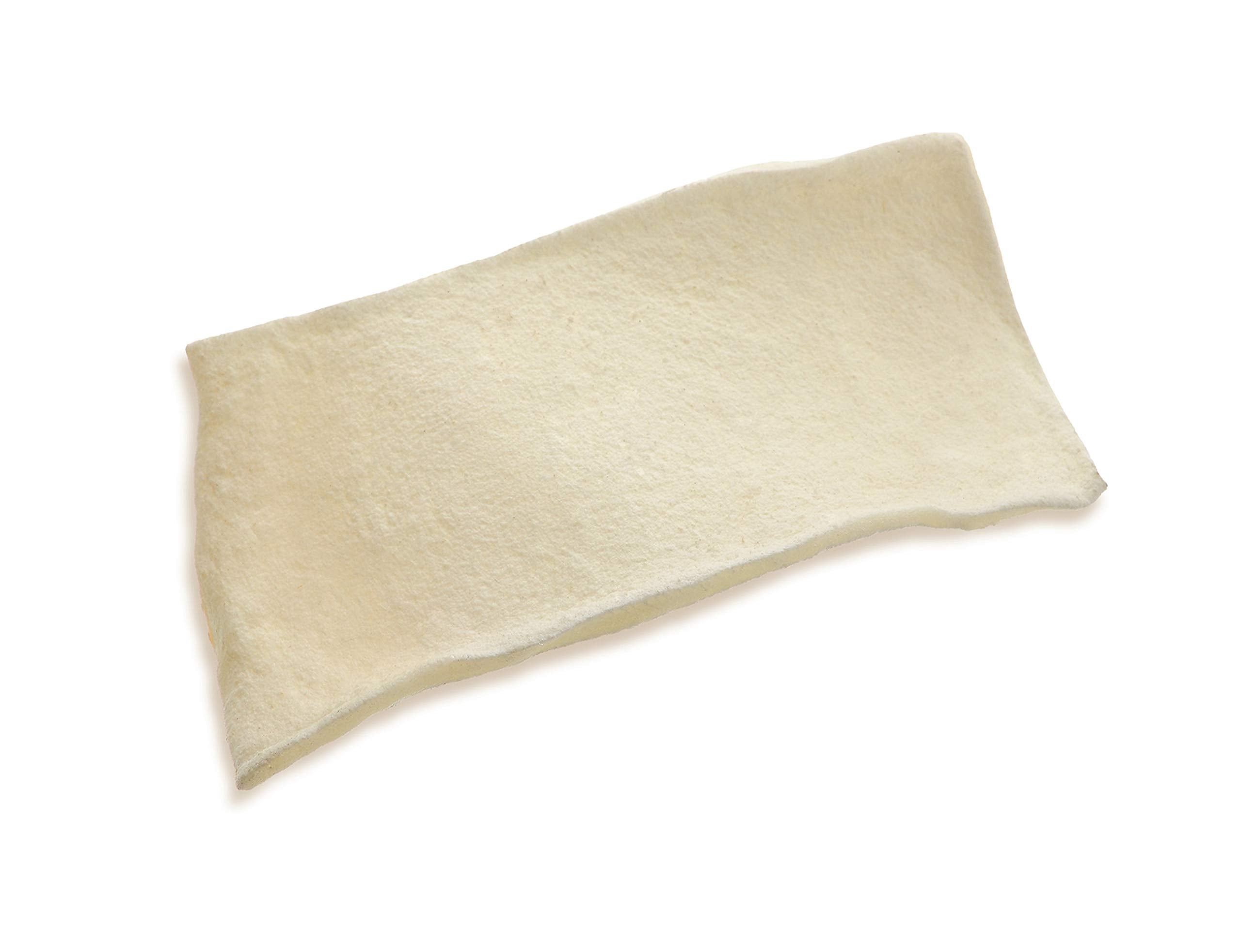 Cowdog Chews Natural Rawhide Chips - Premium Long-Lasting Dog Treats with Thick Cut Beef Hides, (1Lb)