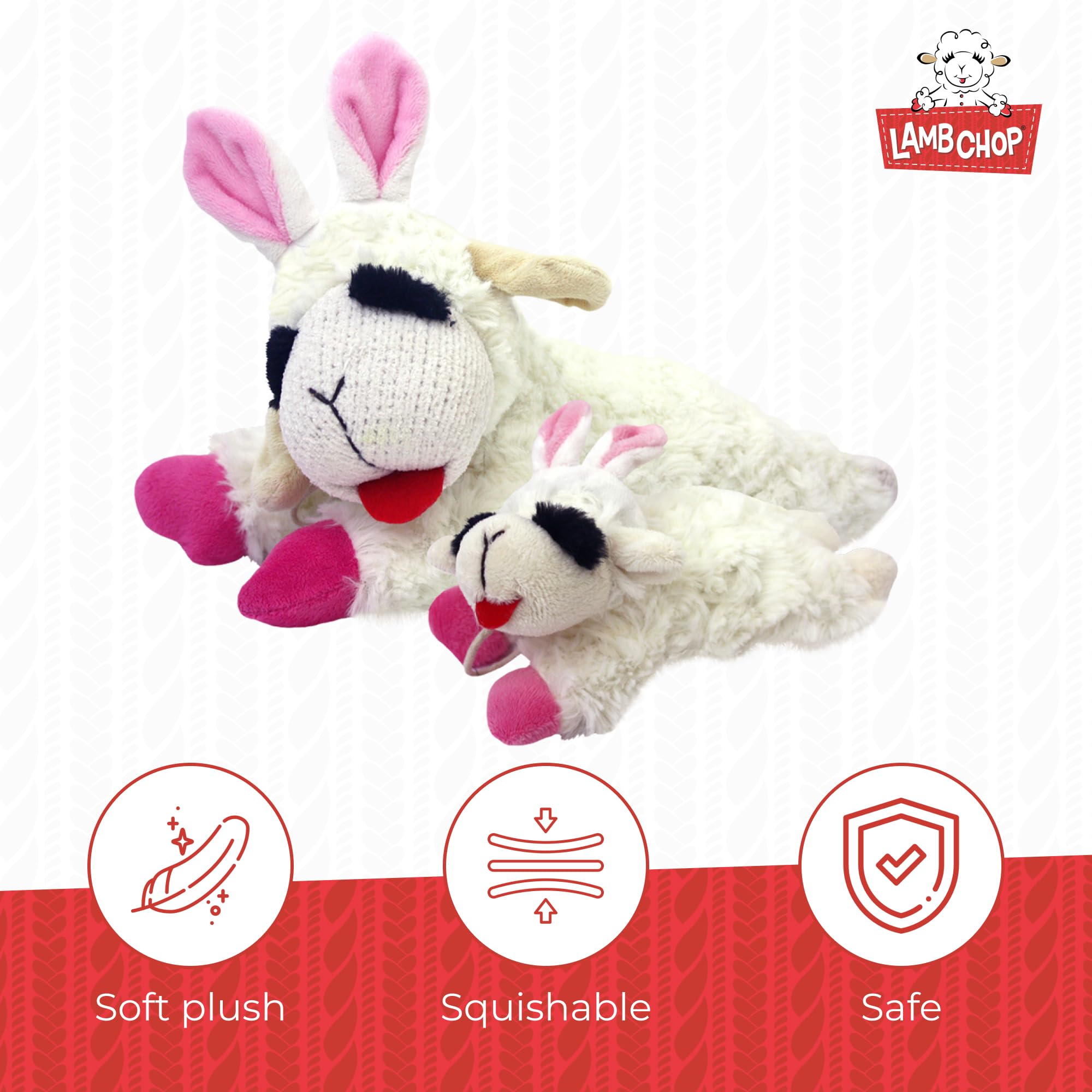 Multipet Lamb Chop Easter 10.5',White